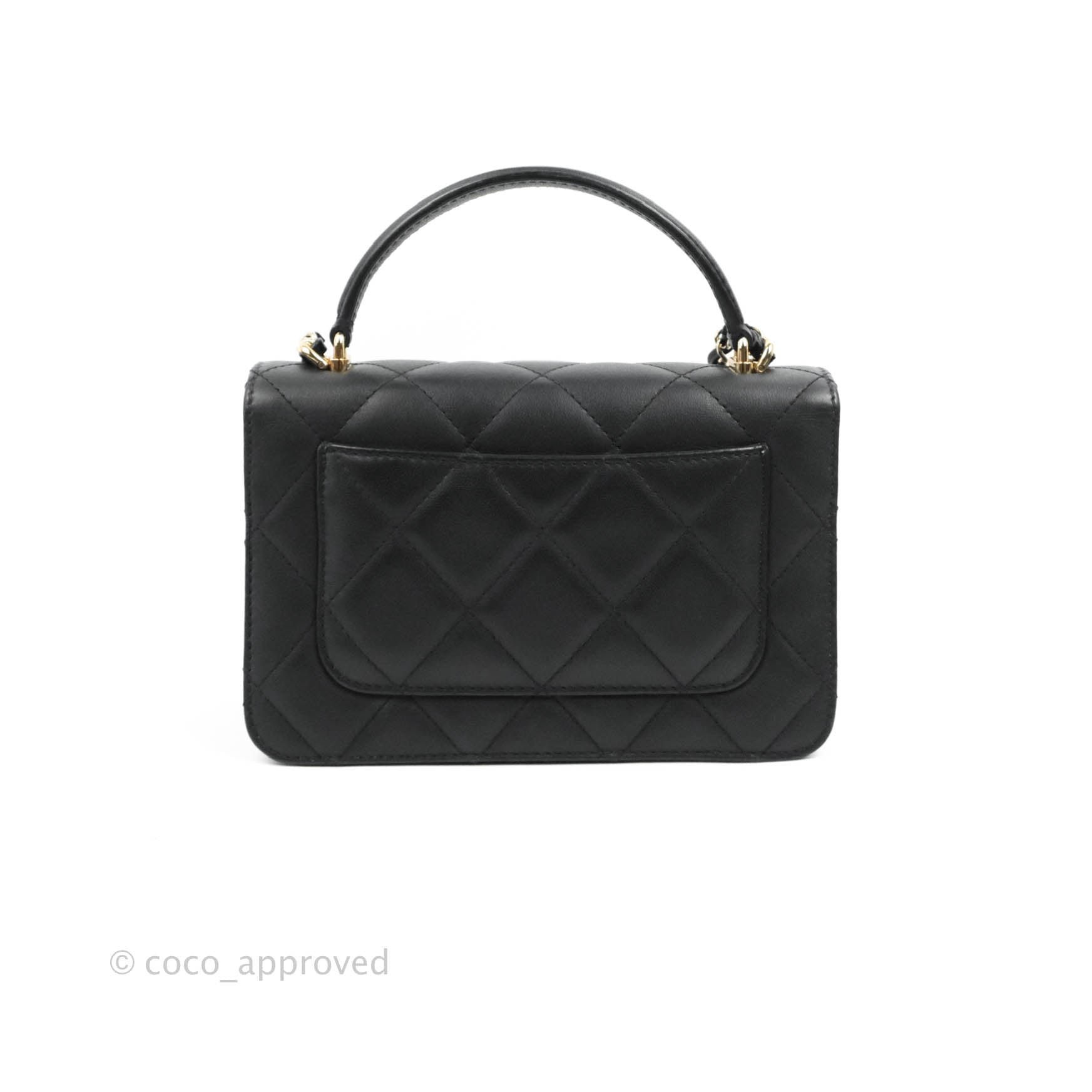 Black Leather Chanel Small Flap Bag ref.750738 - Joli Closet