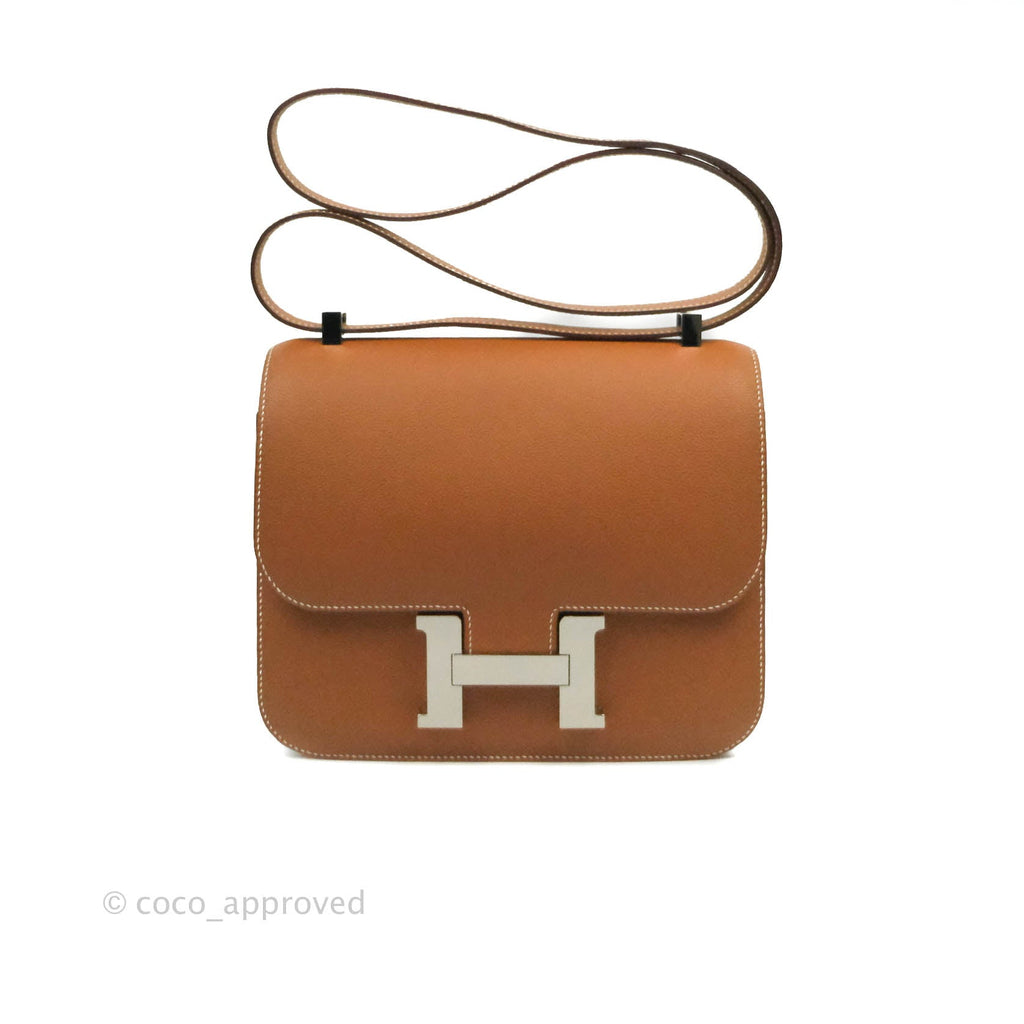 Hermès Constance III 24 Evercolor 37 Gold Epsom Palladium Hardware