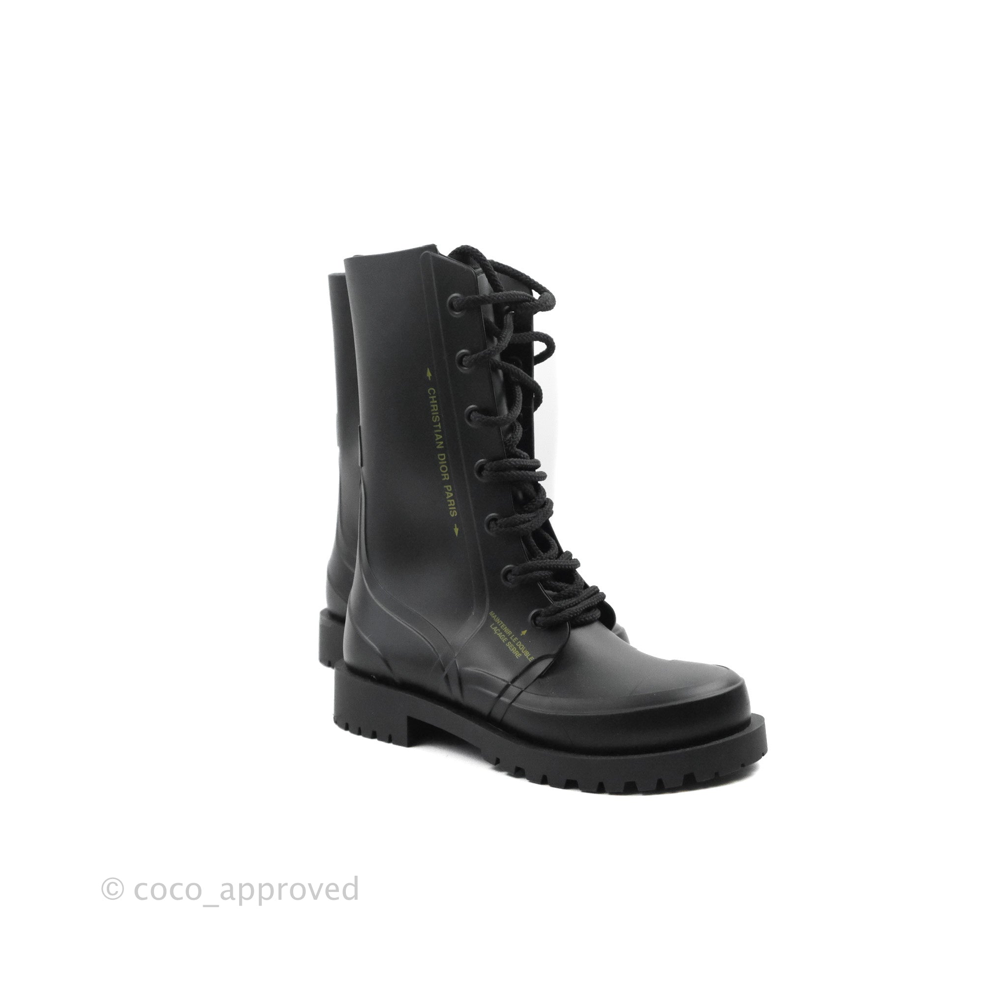 Dior, Shoes, Dior Jacquard Oblique Combat Boots Size 8