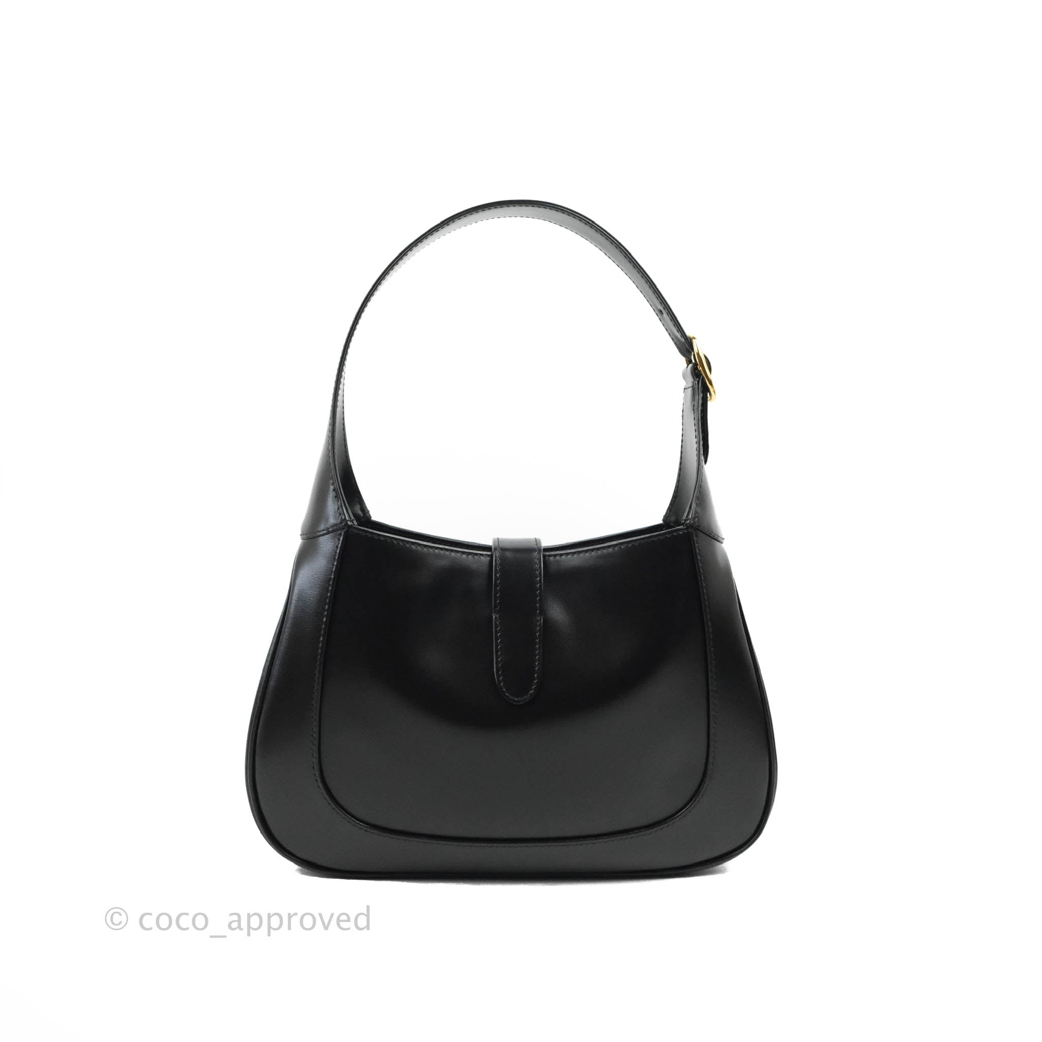 Gucci Jackie 1961 Black Small Shoulder Bag Gold Hardware – Coco