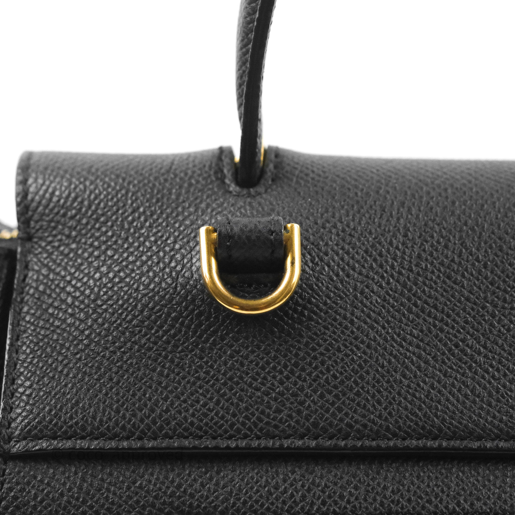 Mini Belt bag in grained calfskin