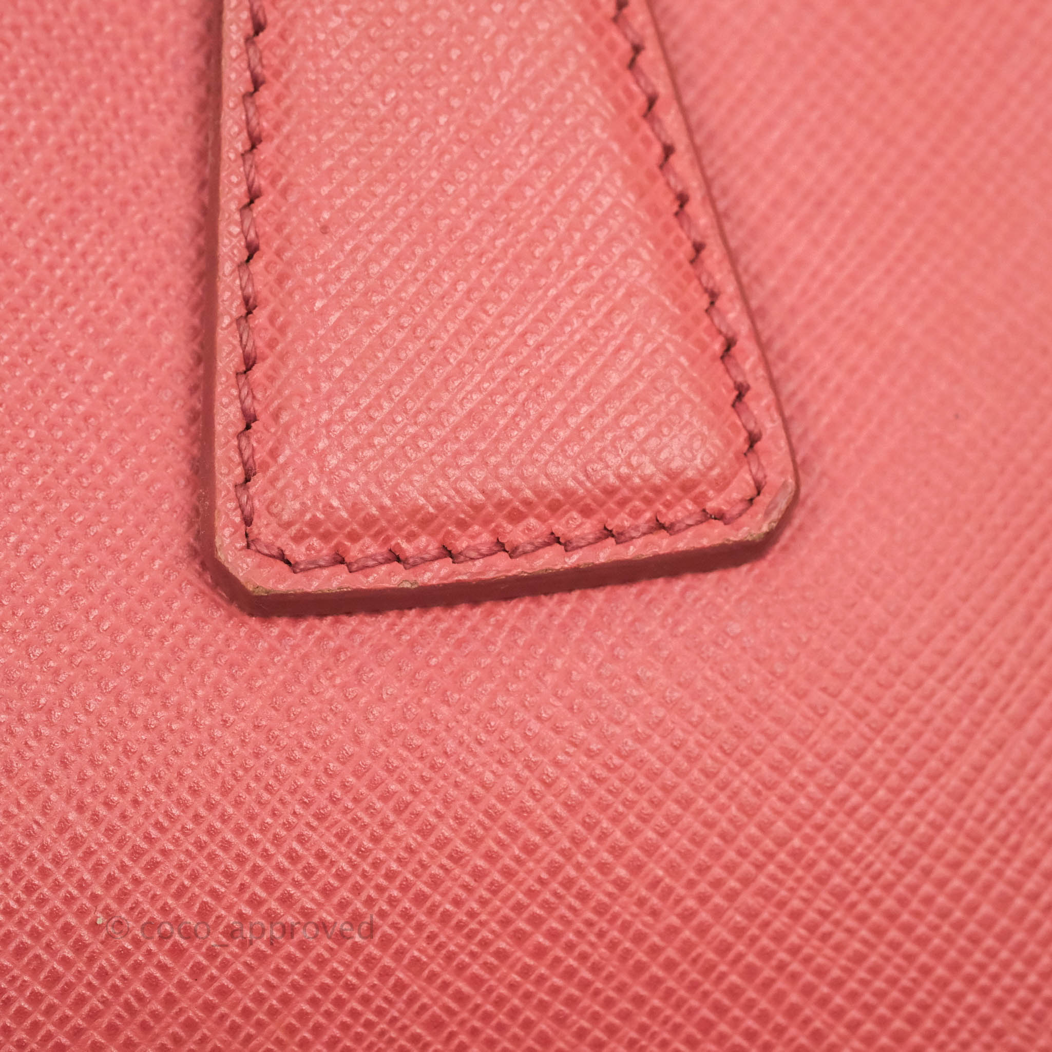 Shop PRADA Linea Rossa Prada Galleria Saffiano Leather Mini Bag by rurunku