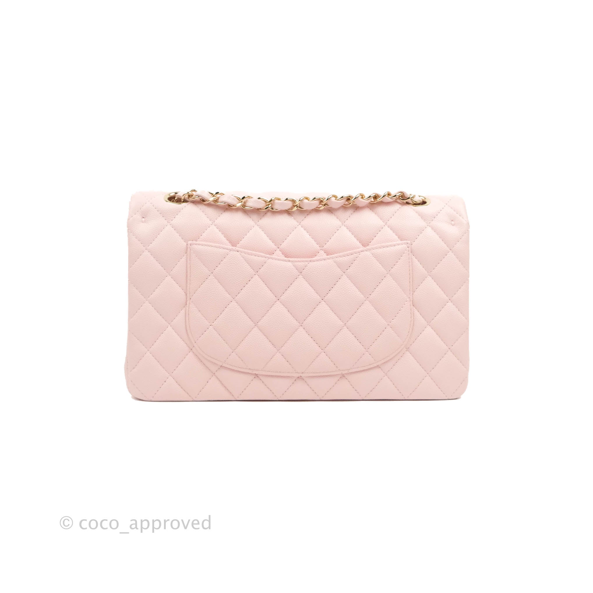 pink chanel bag new medium