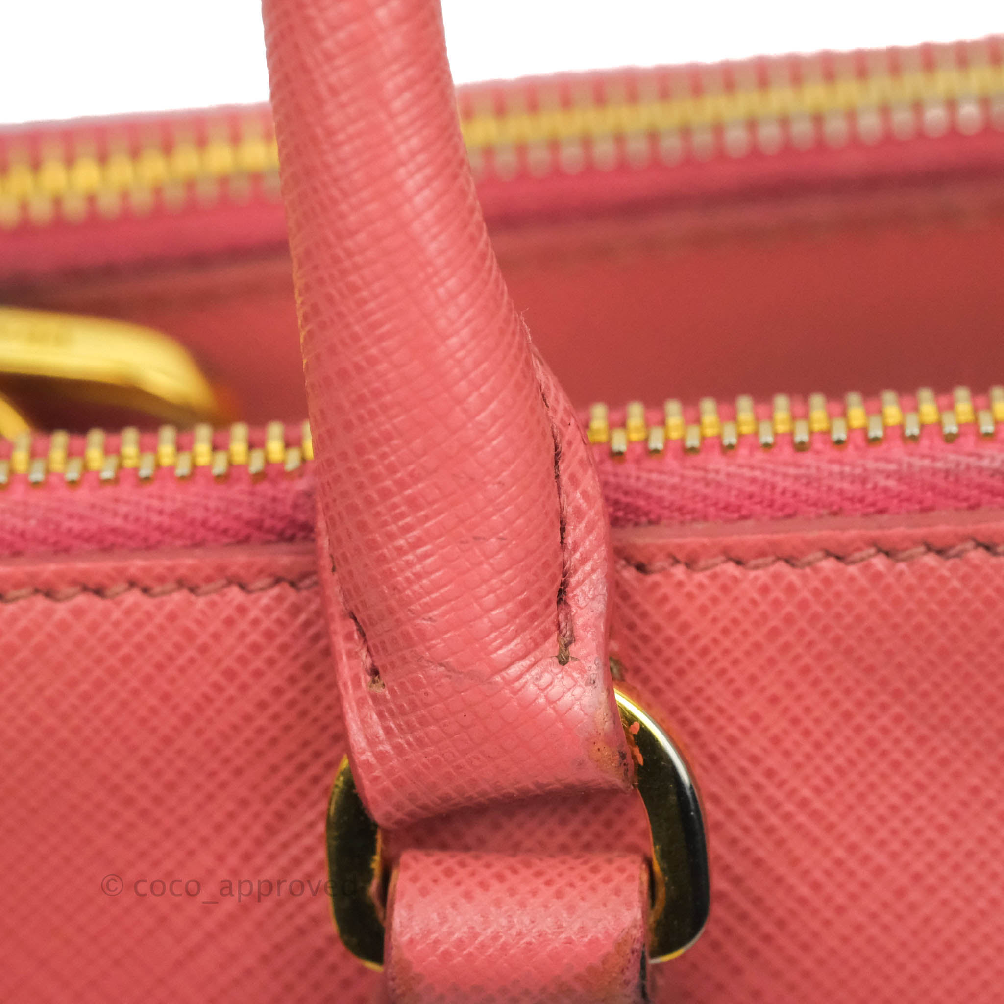 Prada Orchid Pink Saffiano Lux Leather Mini Promenade Bag - Yoogi's Closet