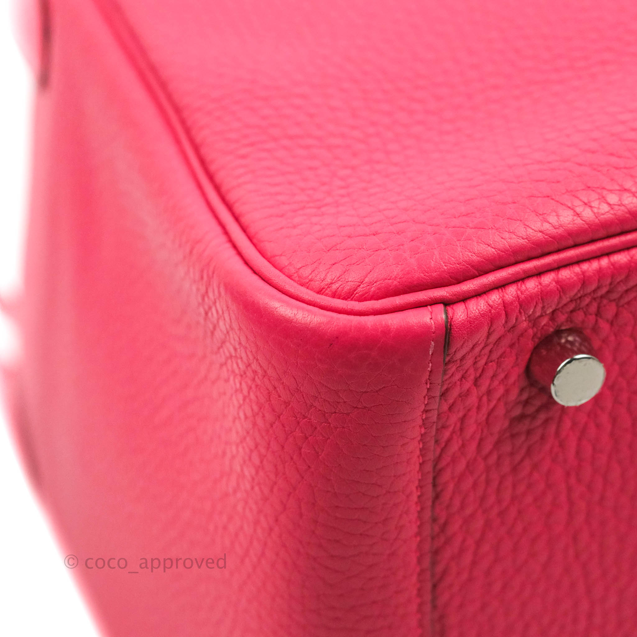Hermès Lindy 30 Rose Extreme Clemence Palladium Hardware – Coco Approved  Studio