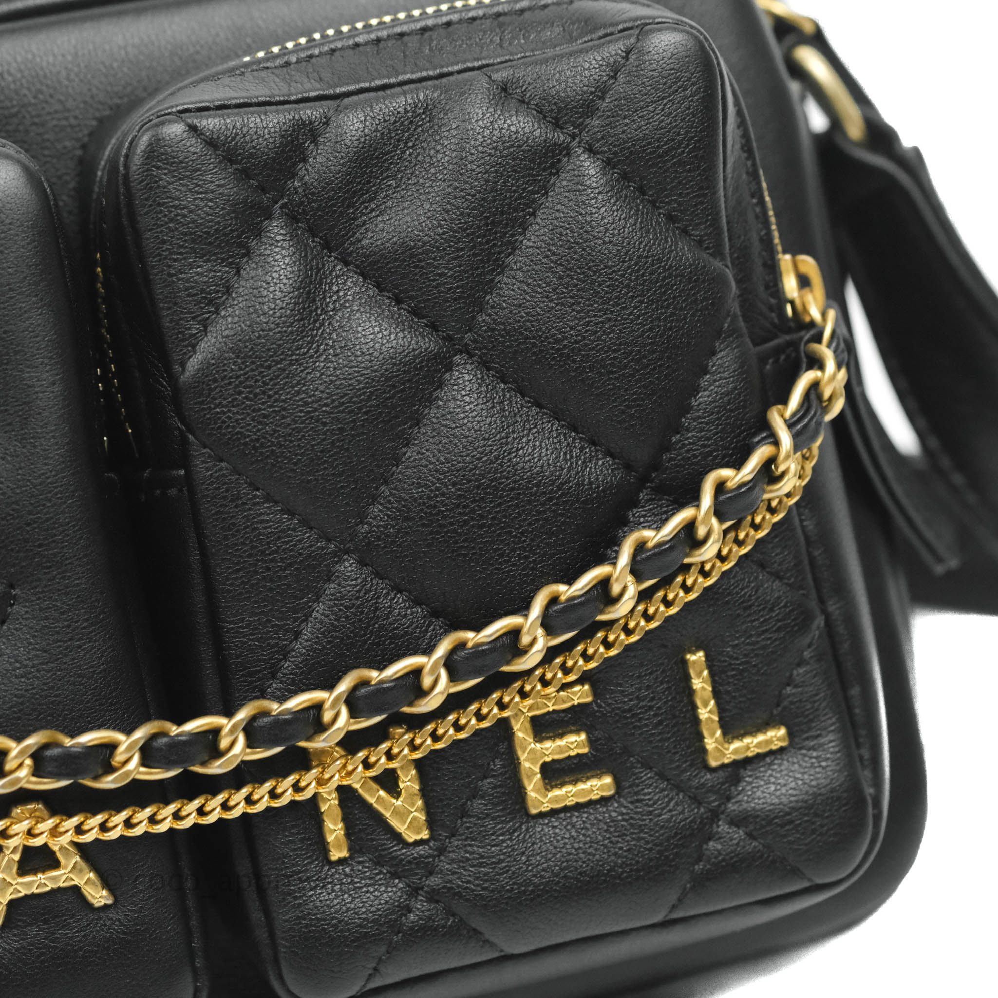 Chanel Quilted Small Camera Case Black Calfskin – Coco Approved Studio