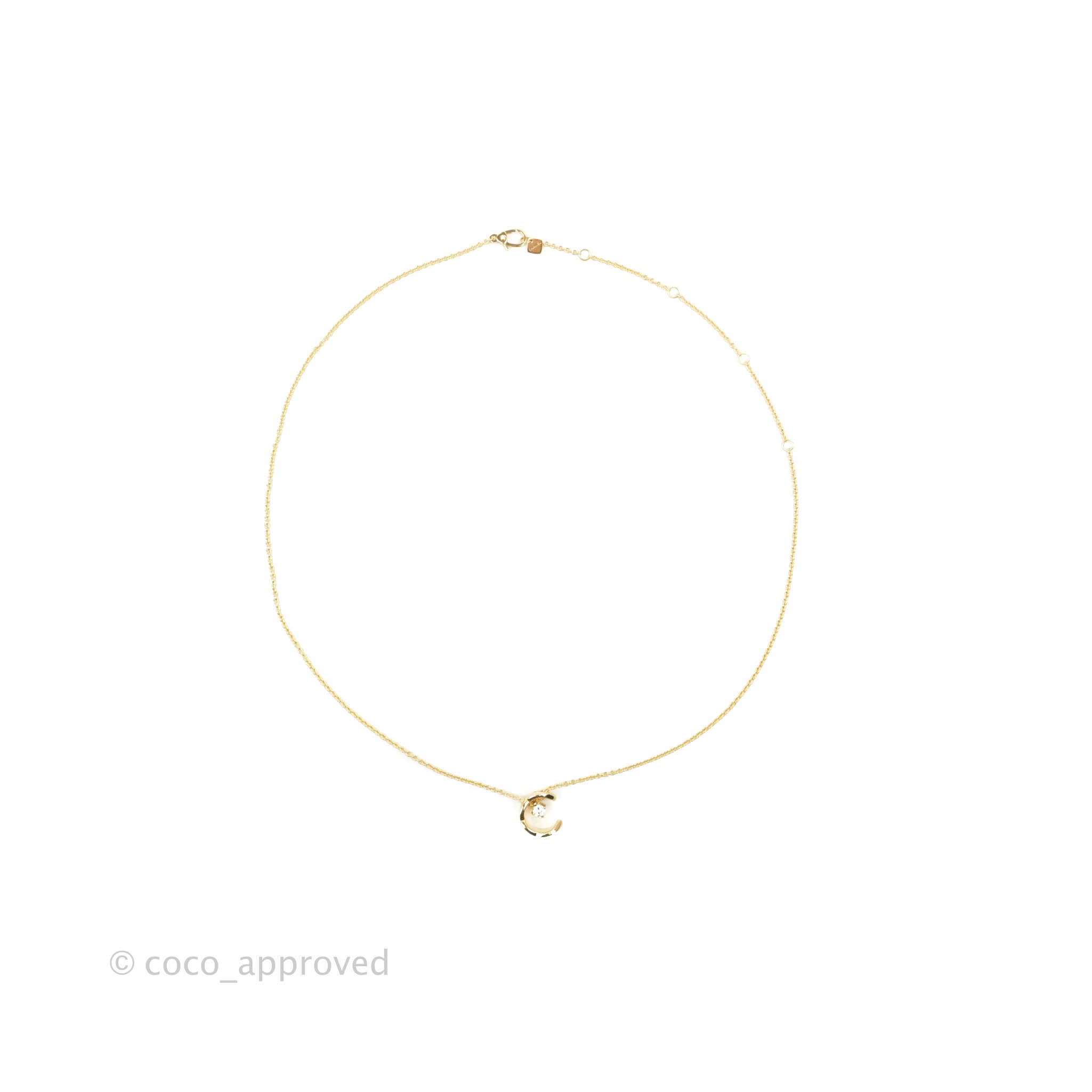 Chanel Coco Crush Diamond Necklace Yellow Gold – Coco Approved Studio