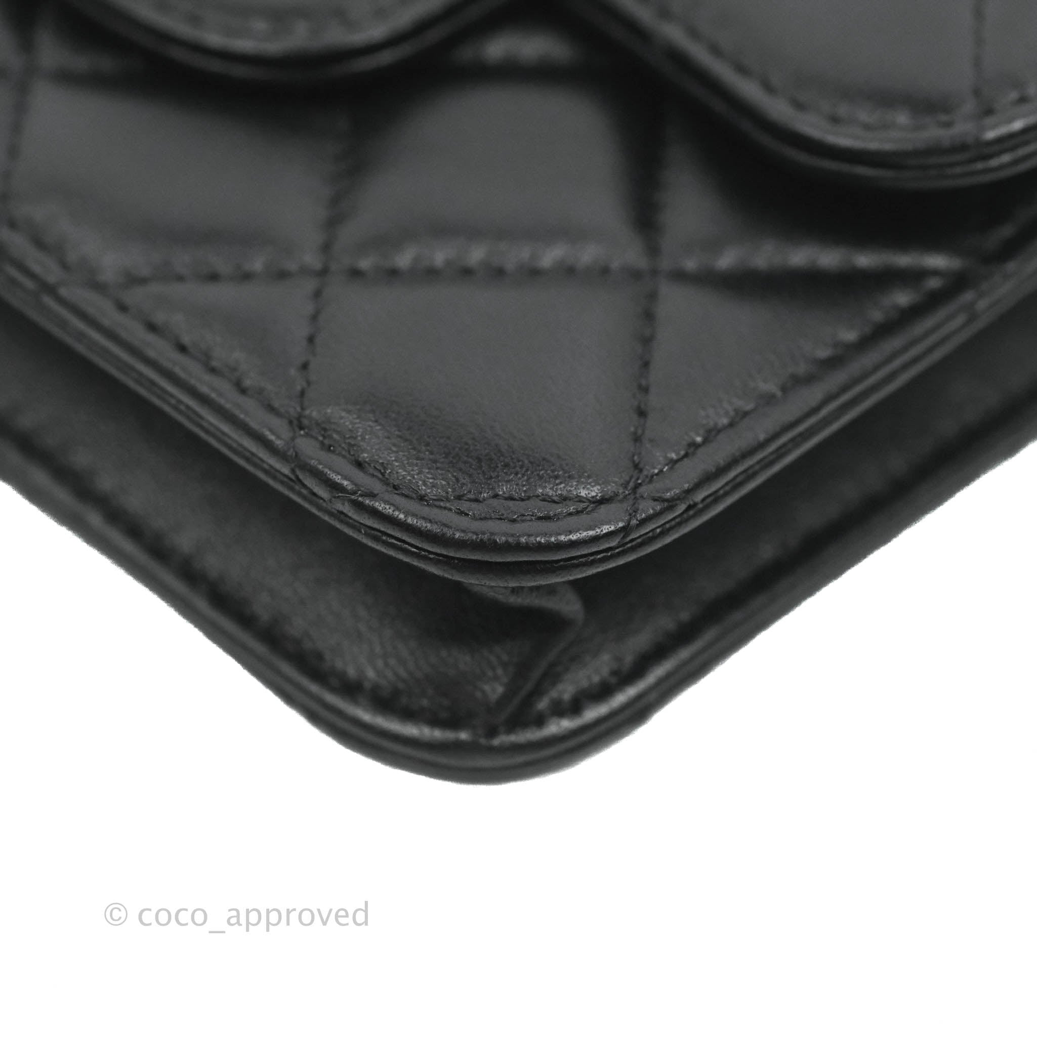 Shop CHANEL 2021 SS Flap coin purse with chain (AP2200 B05810
