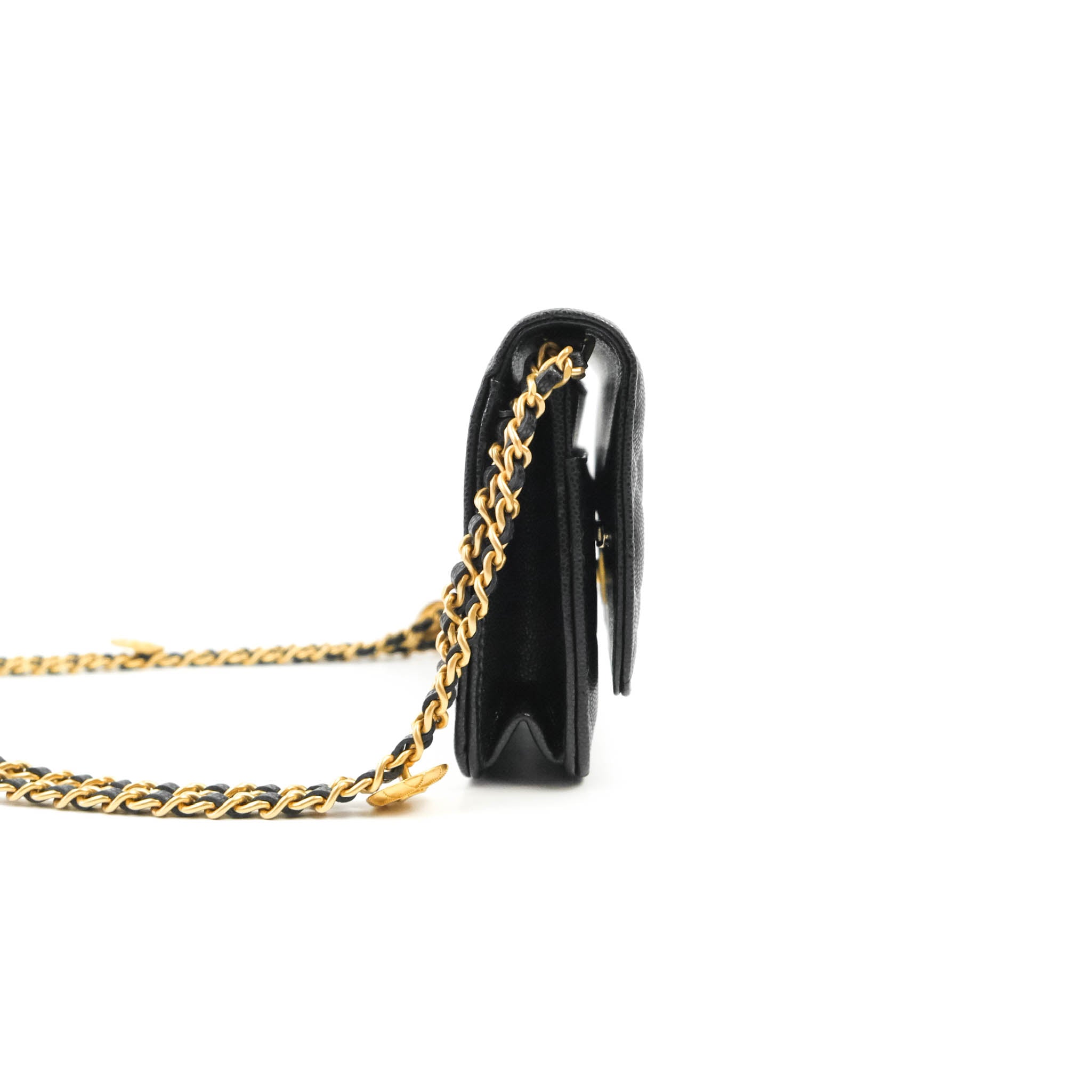 Chanel Classic Wallet on Chain WOC Black Caviar Gold Hardware⁣⁣ – Coco  Approved Studio