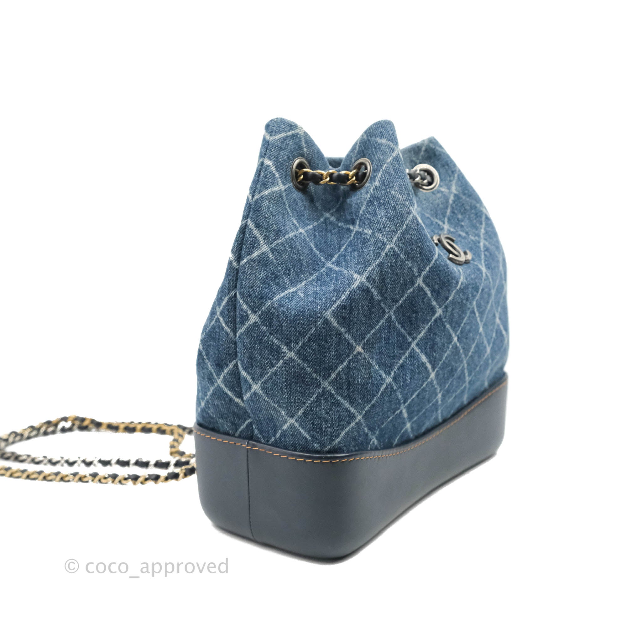 Chanel Small Gabrielle Backpack Denim – Coco Approved Studio