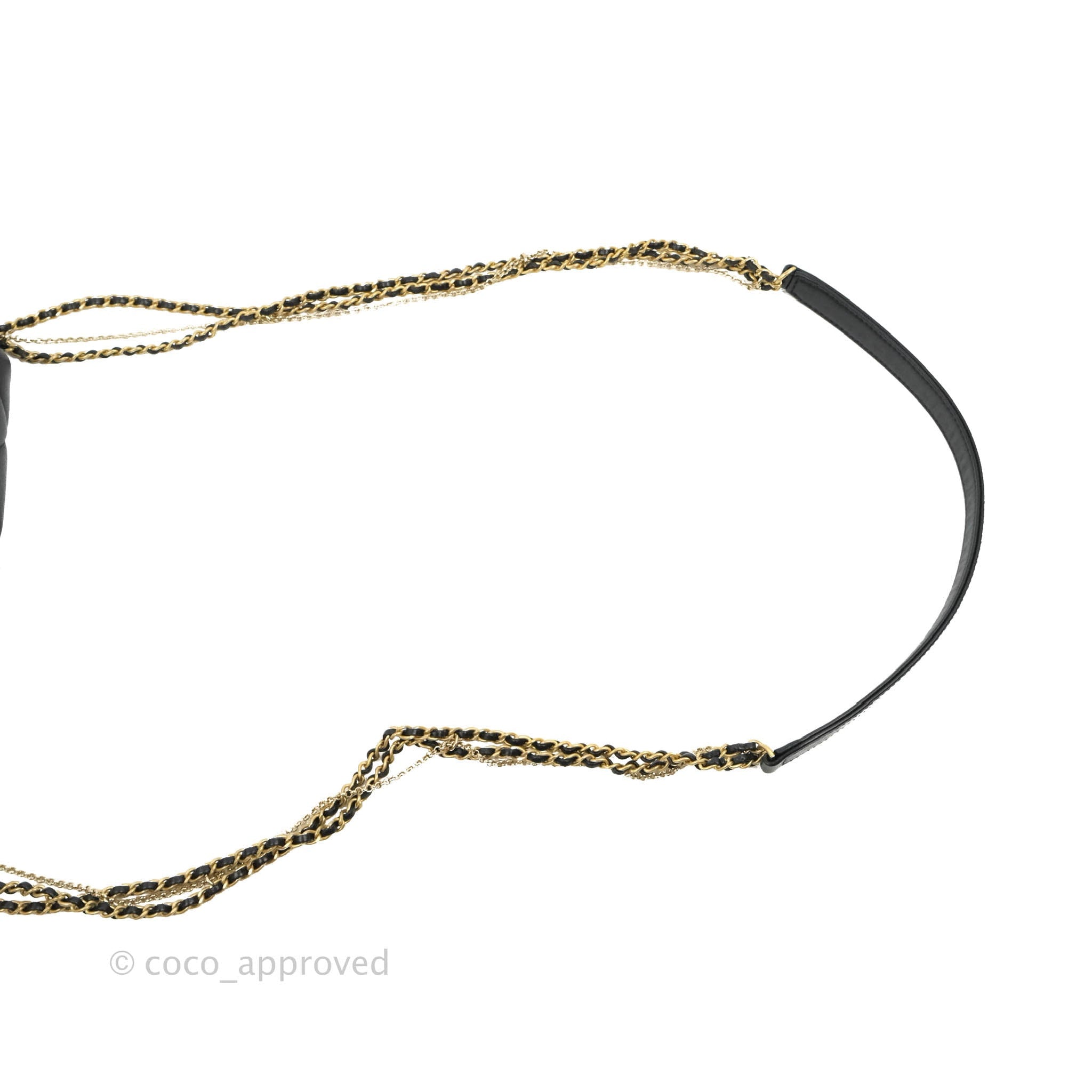 Chanel Mini Flap Bag With Pearl And Woven Chain CC Logo