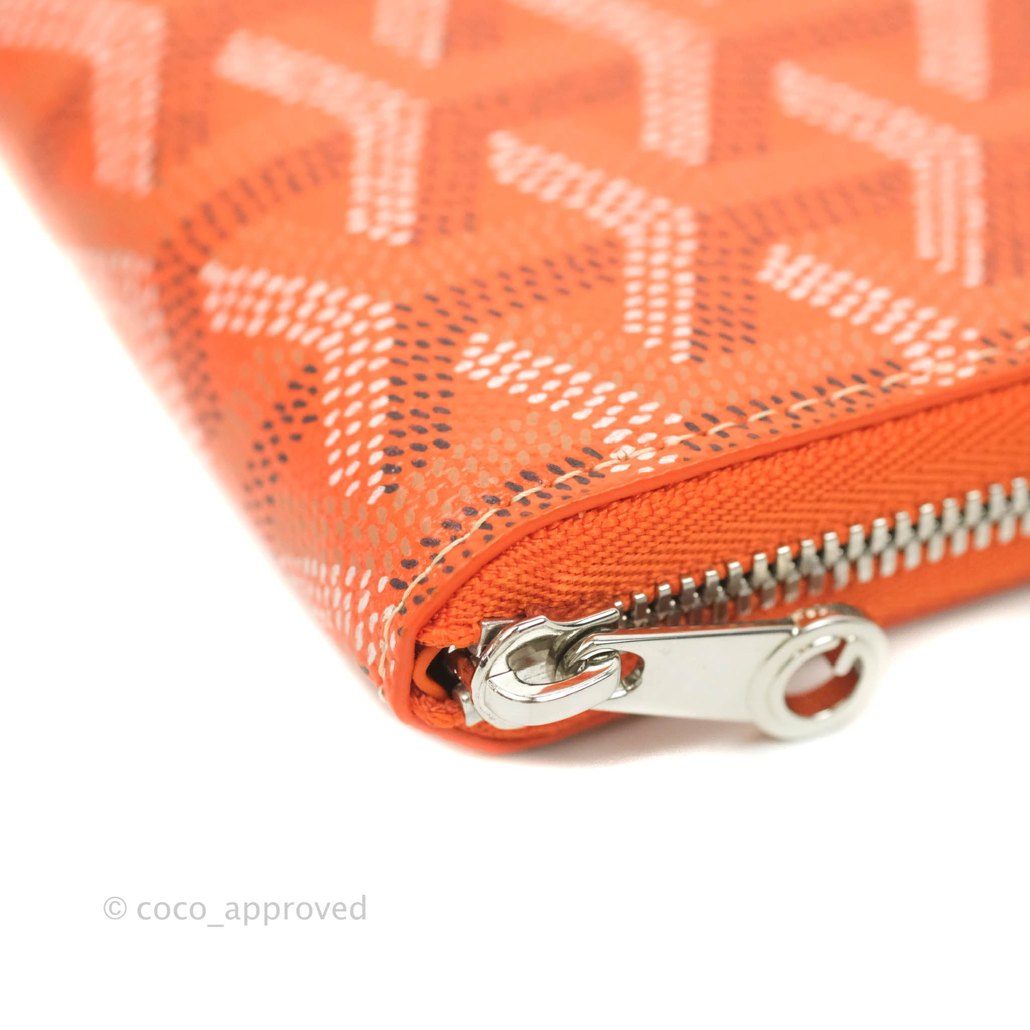 Goyard Goyardine Matignon PM Wallet Orange – Coco Approved Studio