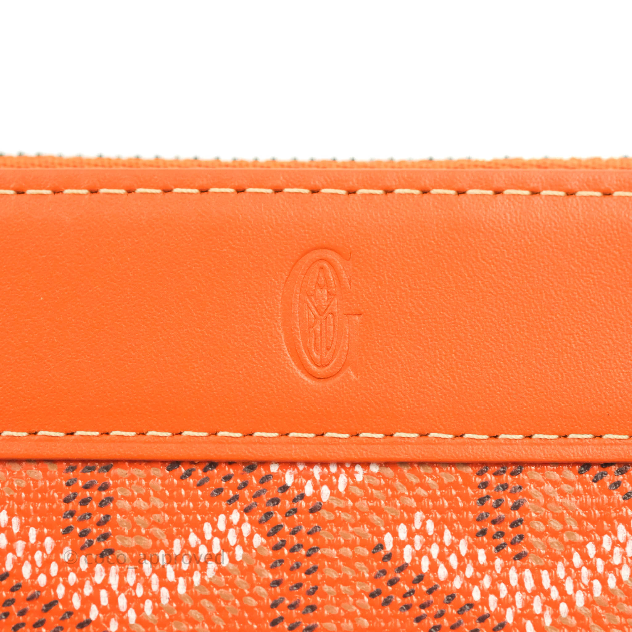 Goyard 2019 Matignon PM Compact Wallet w/ Tags - Orange Wallets,  Accessories - GOY38188