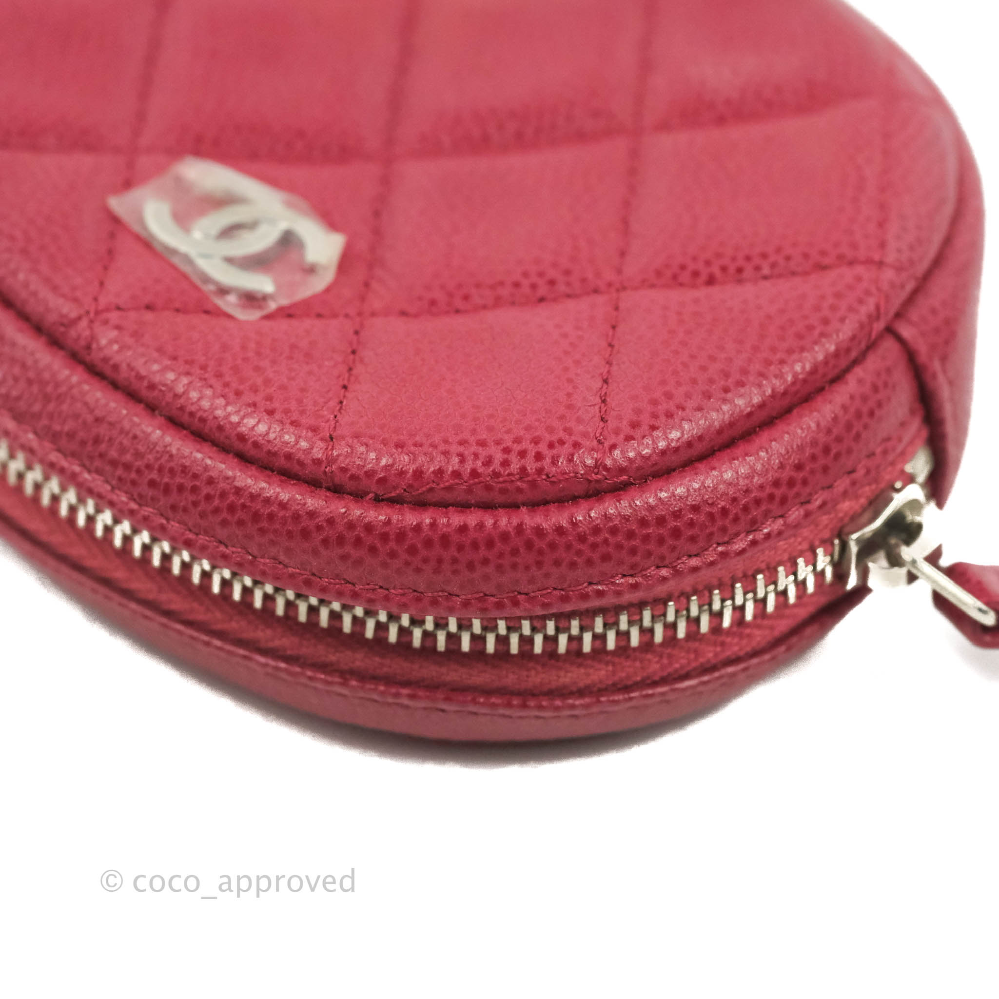 Chanel Red Round Coin Purse – Coco Approved Studio