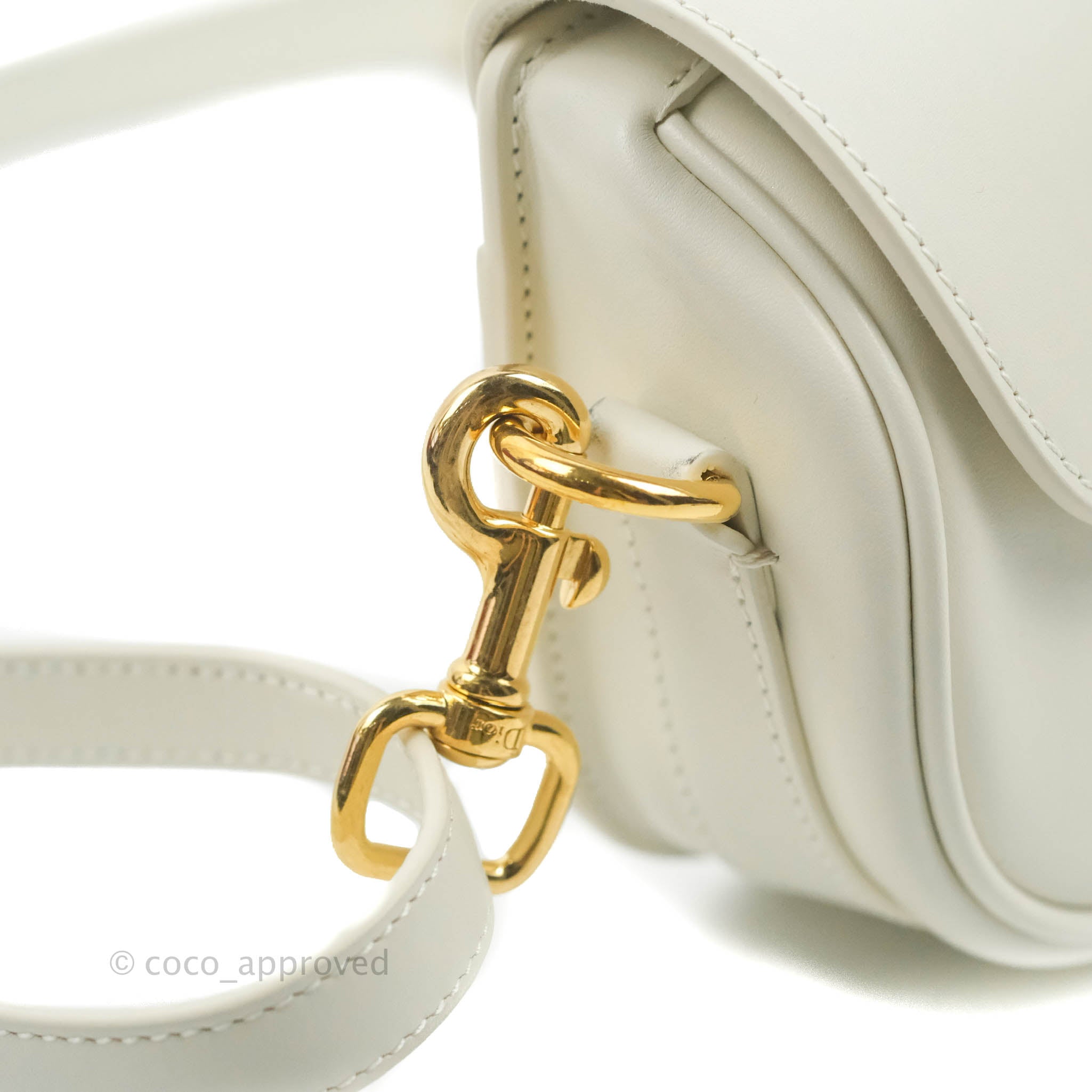 Dior Bobby East-West Bag Calfskin White – Coco Approved Studio