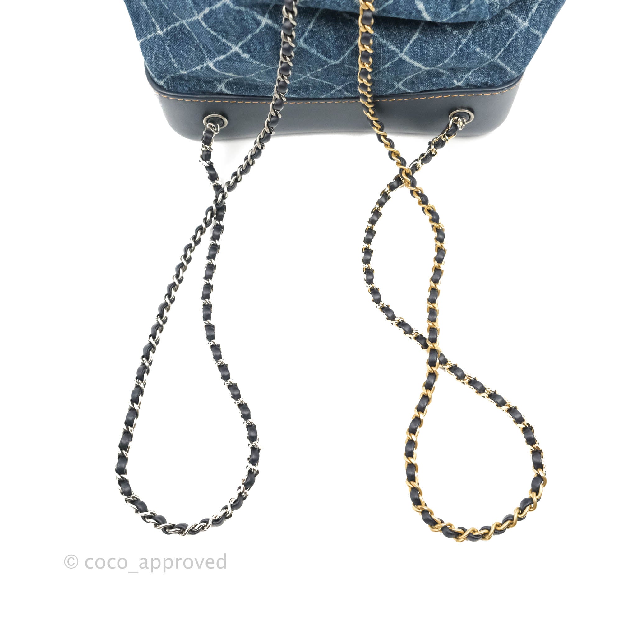 Chanel Gabrielle Hobo Denim Handbag Bag