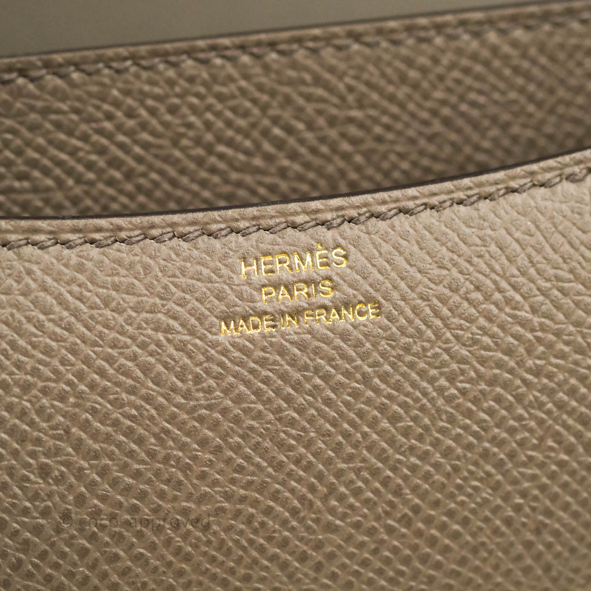 Hermès Constance 18 Gris Etain Epsom Rose Gold Hardware RGHW — The