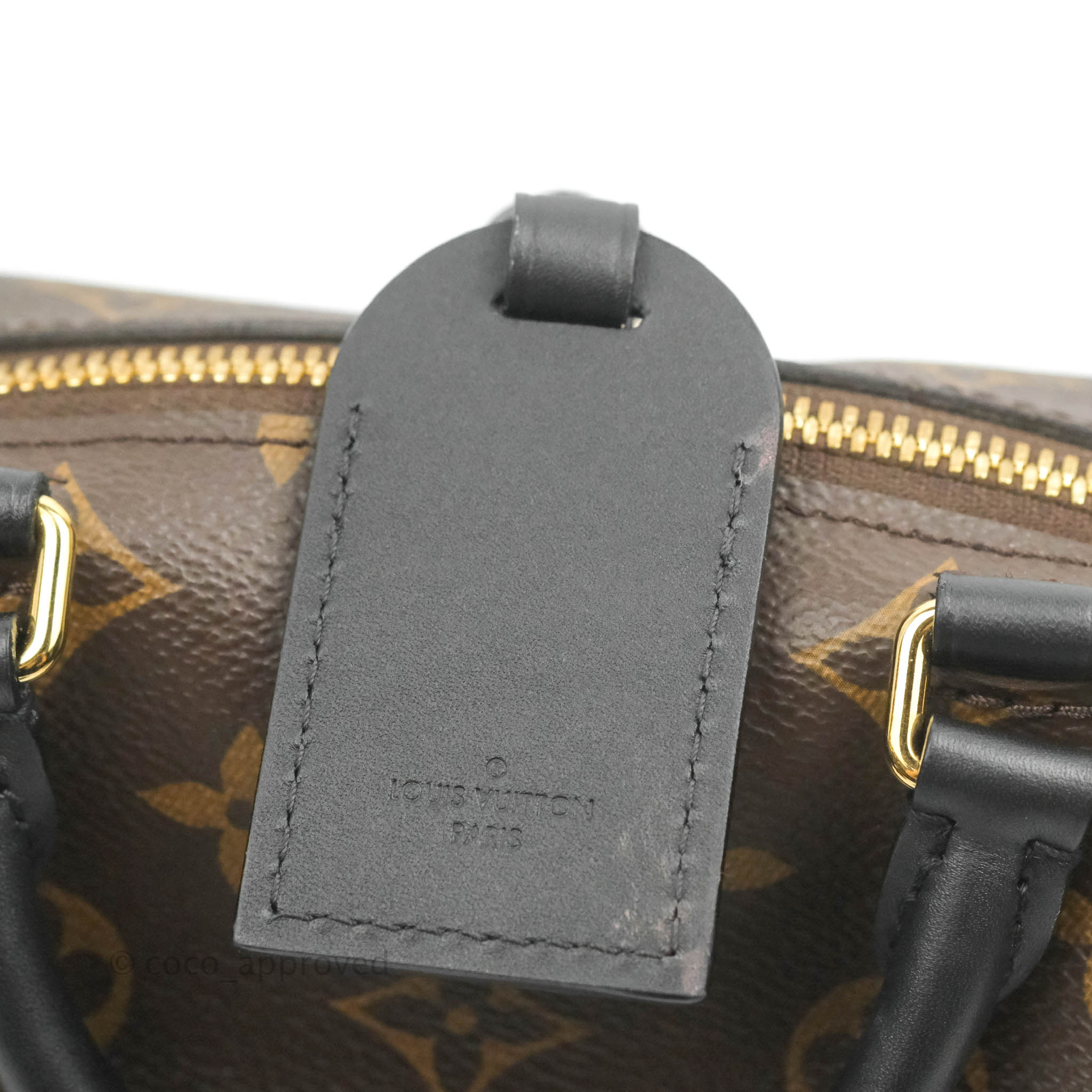 Louis Vuitton Petite Malle Souple Handbag Monogram Canvas Black 2226291