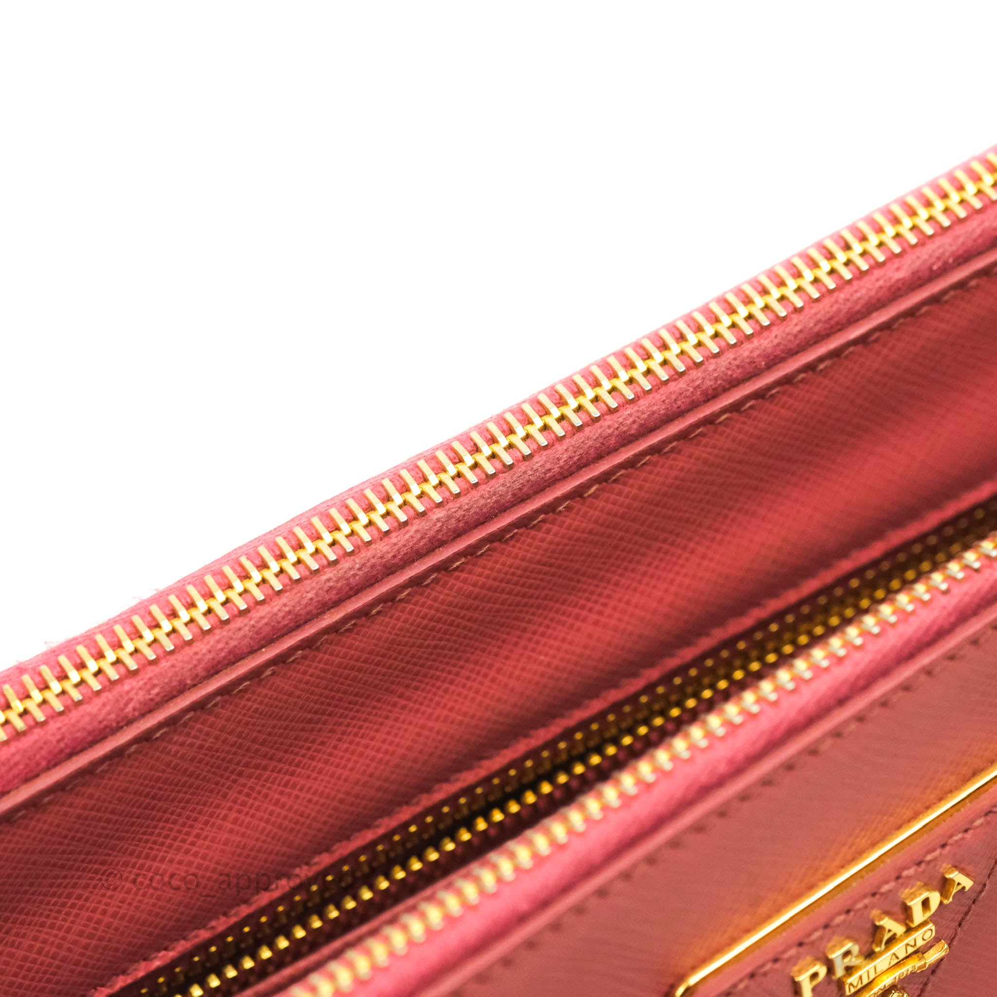 Prada Galleria Saffiano Lux Tamaris bag Pink Leather ref.492273 - Joli  Closet
