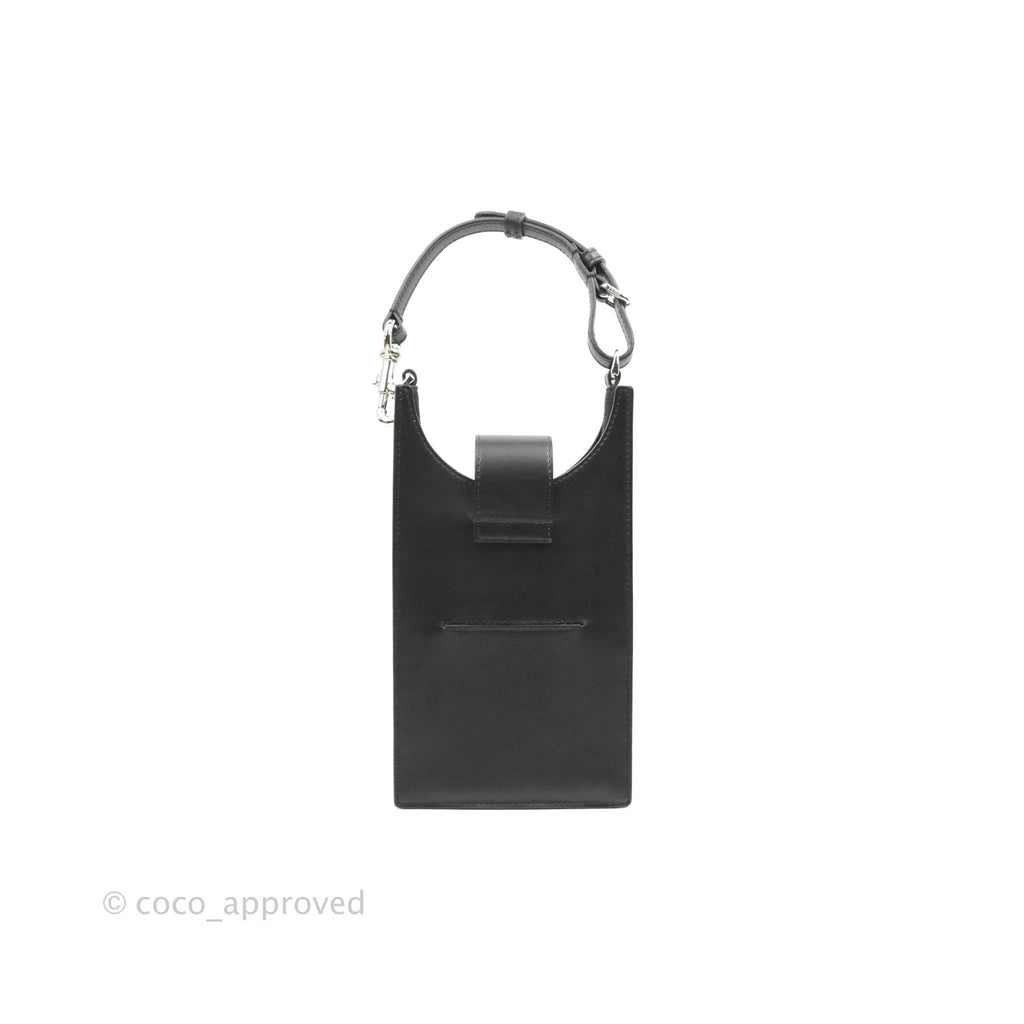 Fendi Men's Baguette FF Brown Fabric Phone Bag