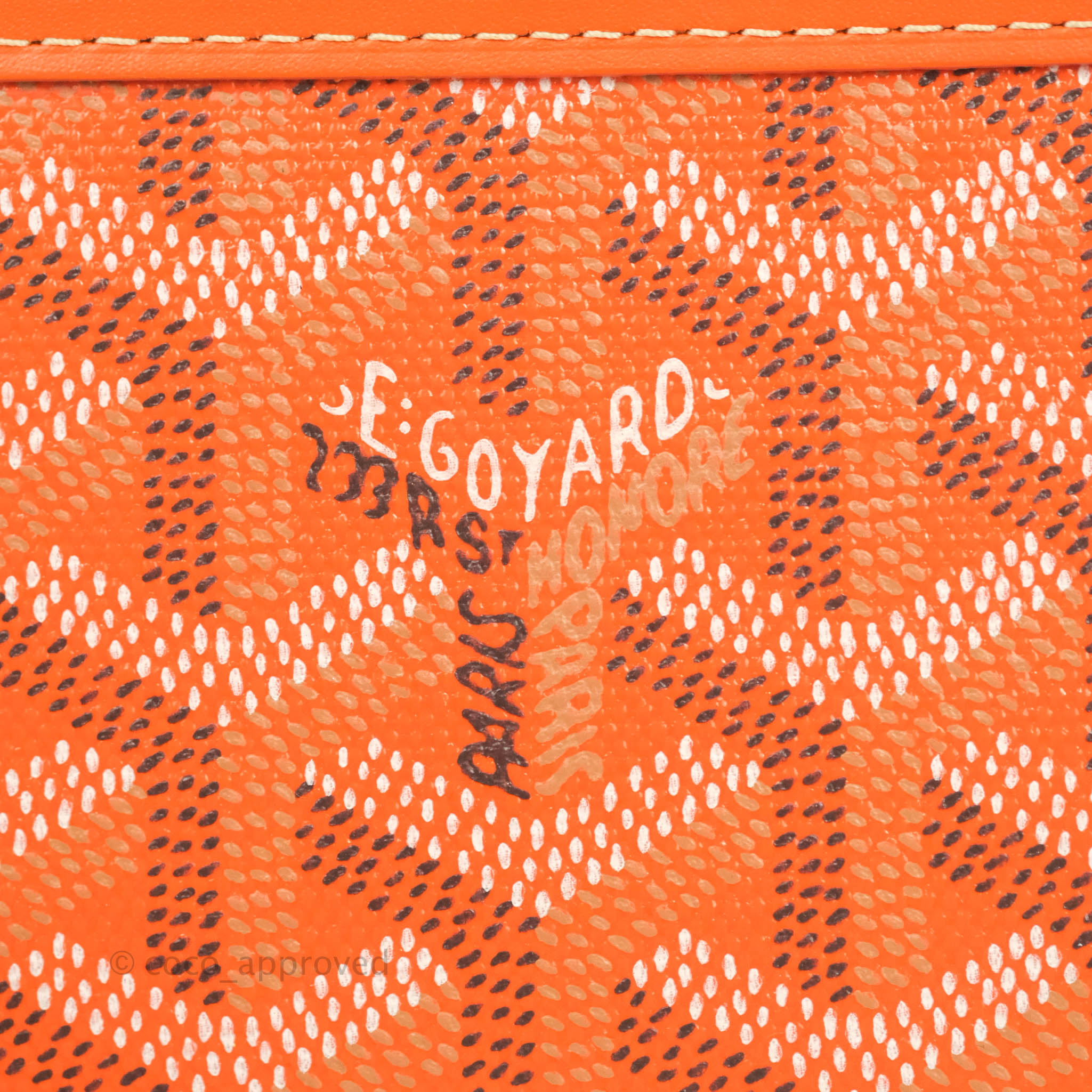 Goyard Goyardine Matignon PM Wallet Orange – Coco Approved Studio