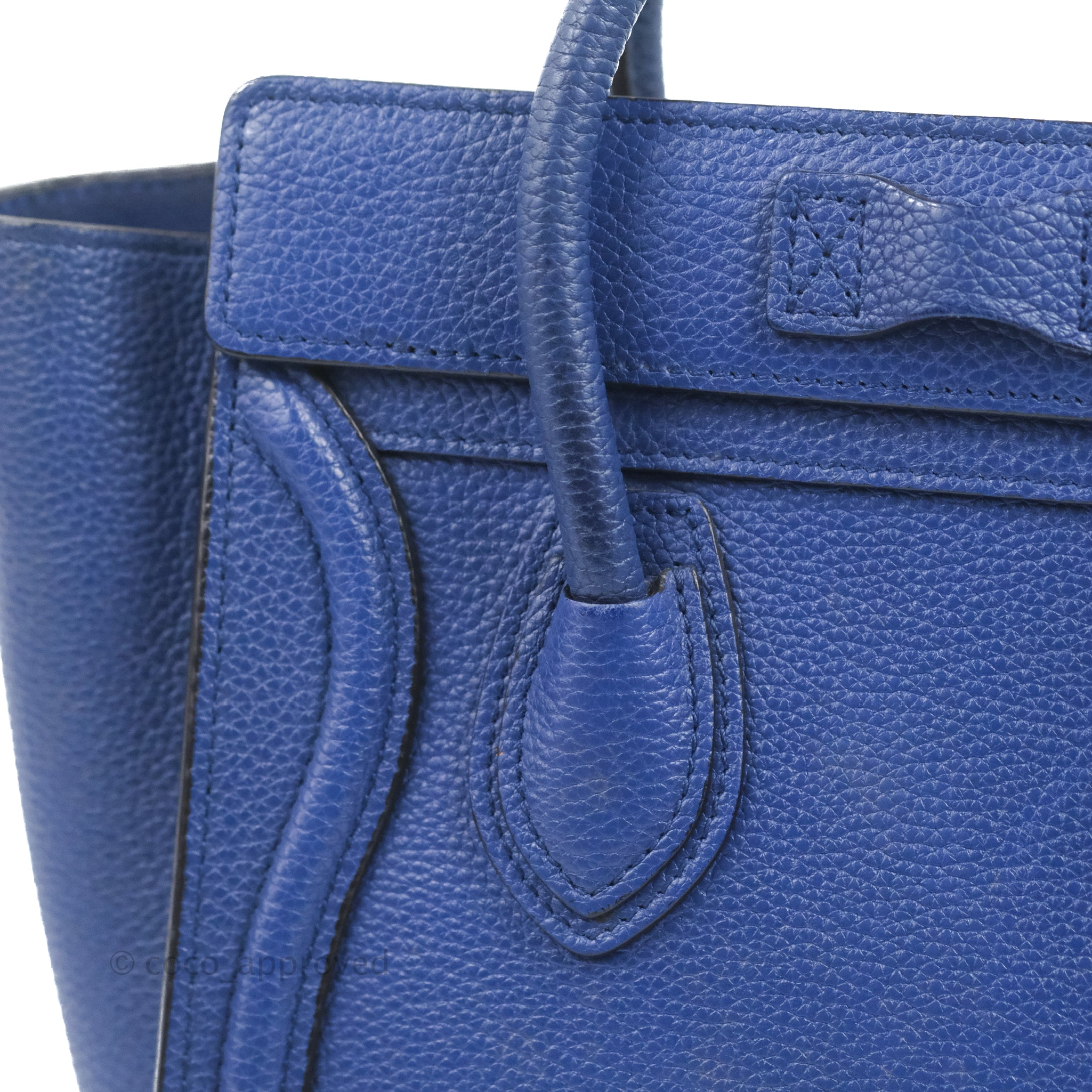 Celine micro luggage on sale blue