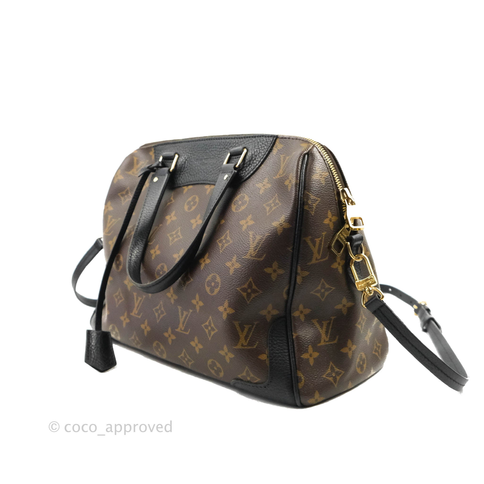 LOUIS VUITTON Monogram Retiro NM Black 1144645