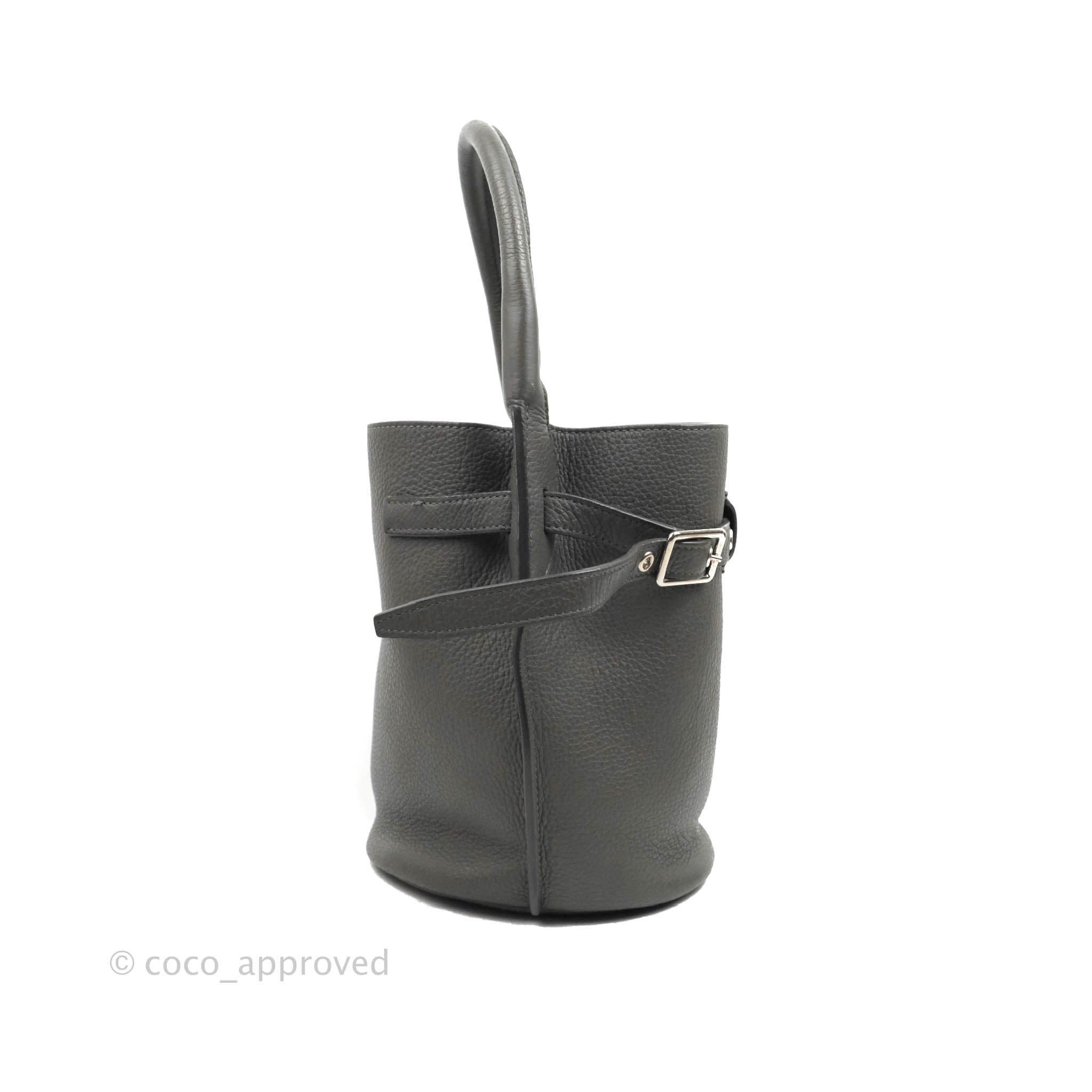 Celine Big Bag Nano Bucket - Grey Bucket Bags, Handbags