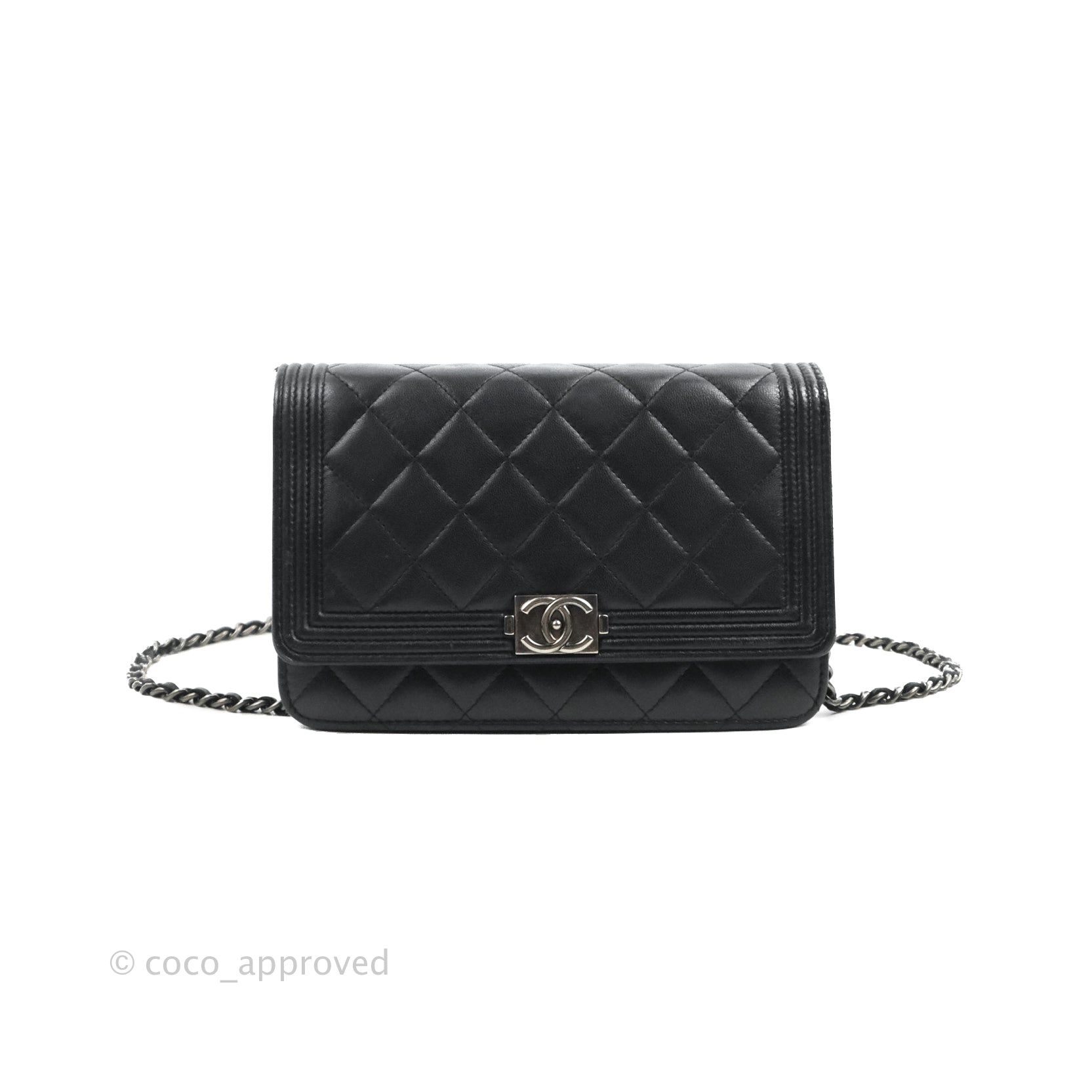Chanel 19 Wallet on Chain Quilted Lambskin Red 1488251