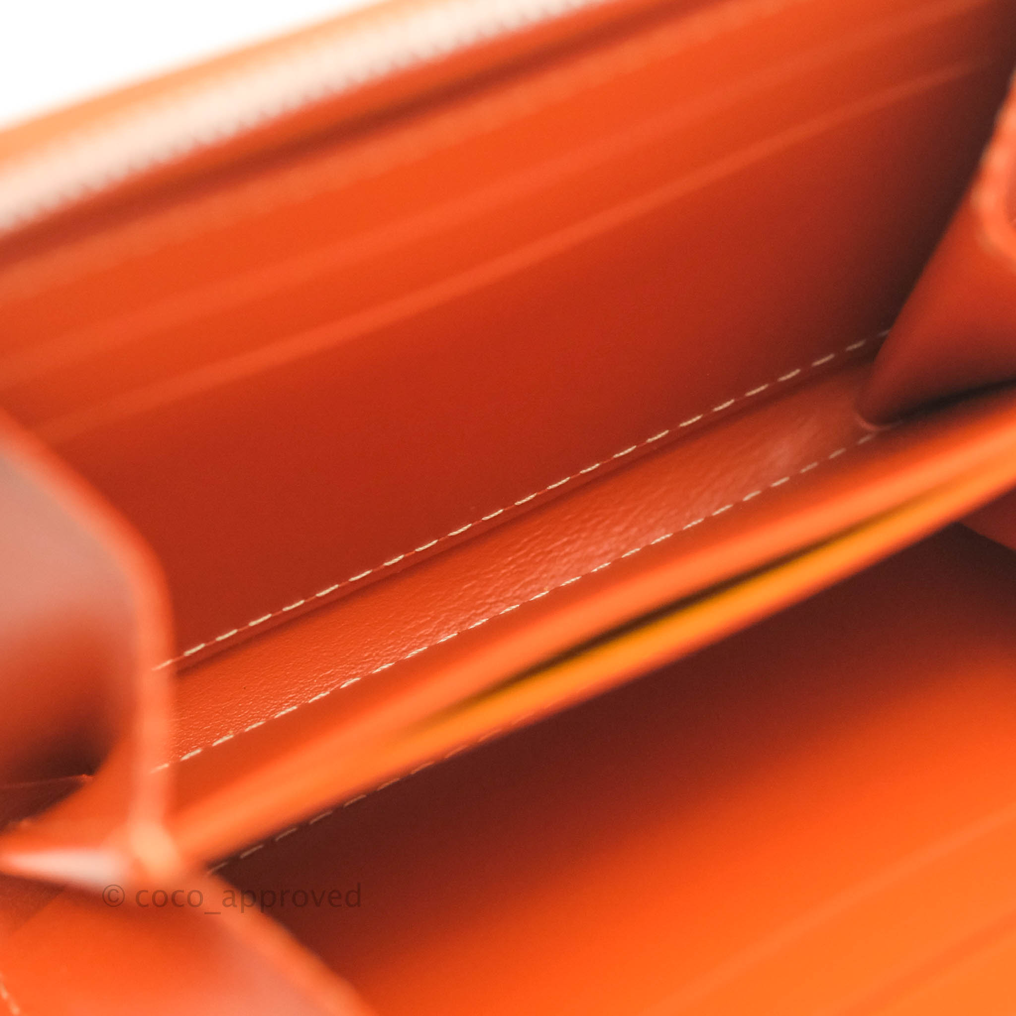 Goyard Matignon PM Leather Compact Wallet - Orange Wallets, Accessories -  GOY31556