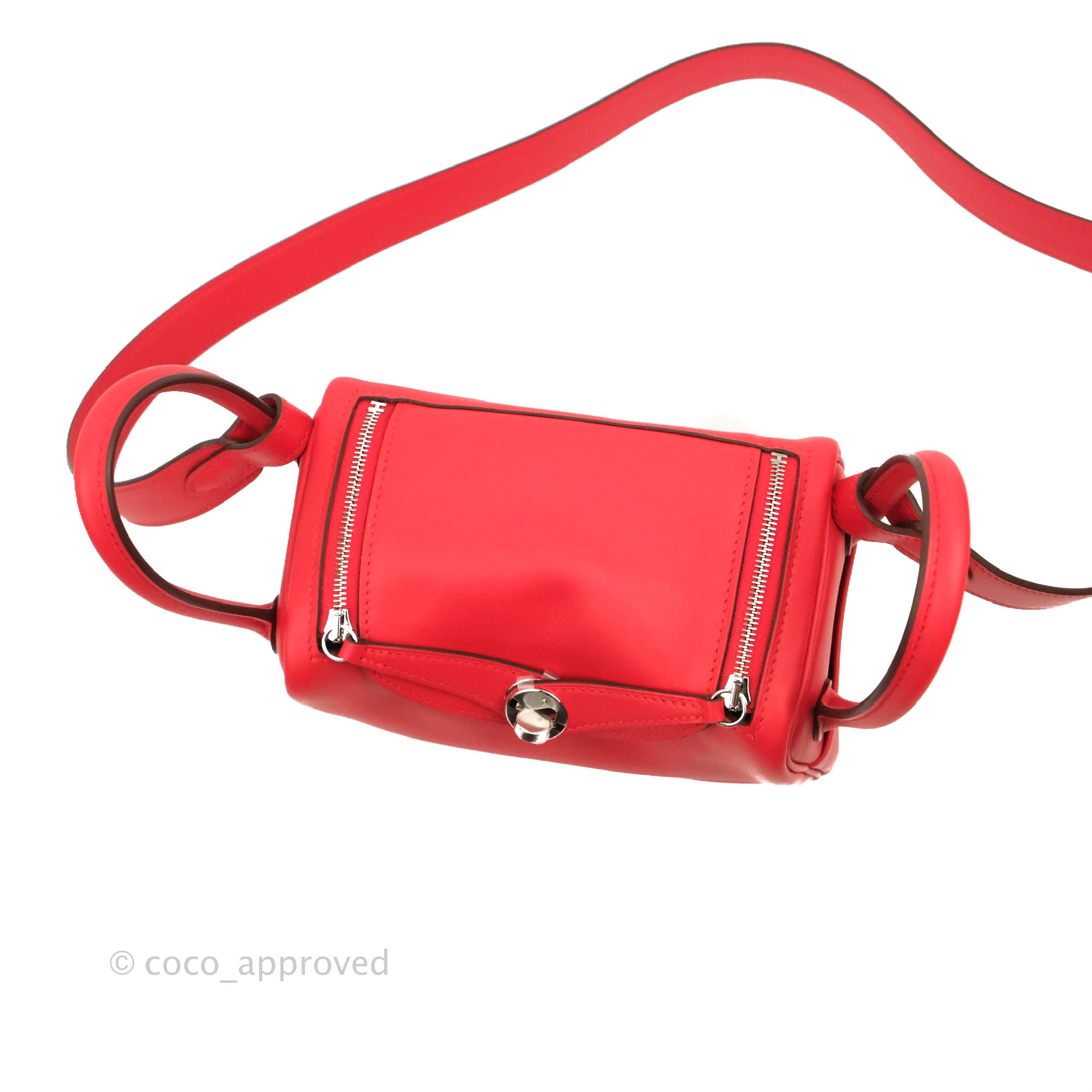 Hermes Rare Mini Lindy In Cassis And Royal Bleu, With Gold Hardware – Found  Fashion