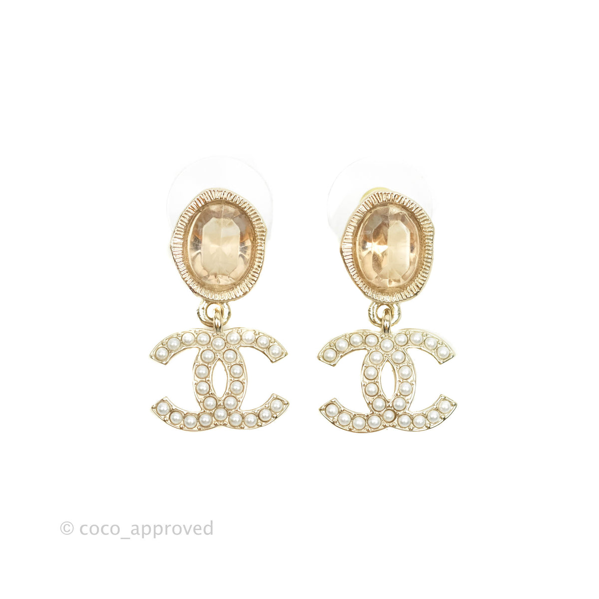 Chanel cc chain earrings - Gem