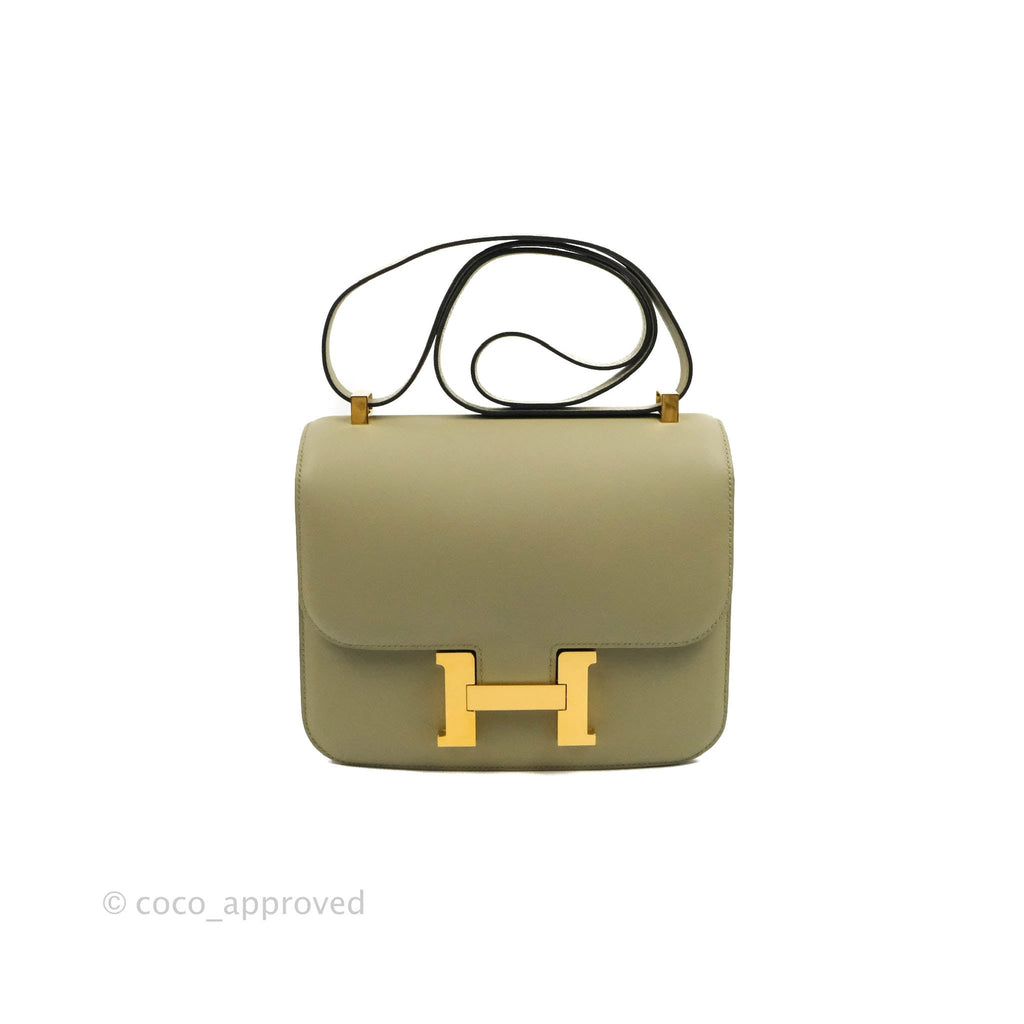 Hermès Constance III 24 Veau Swift Sauge Gold Hardware