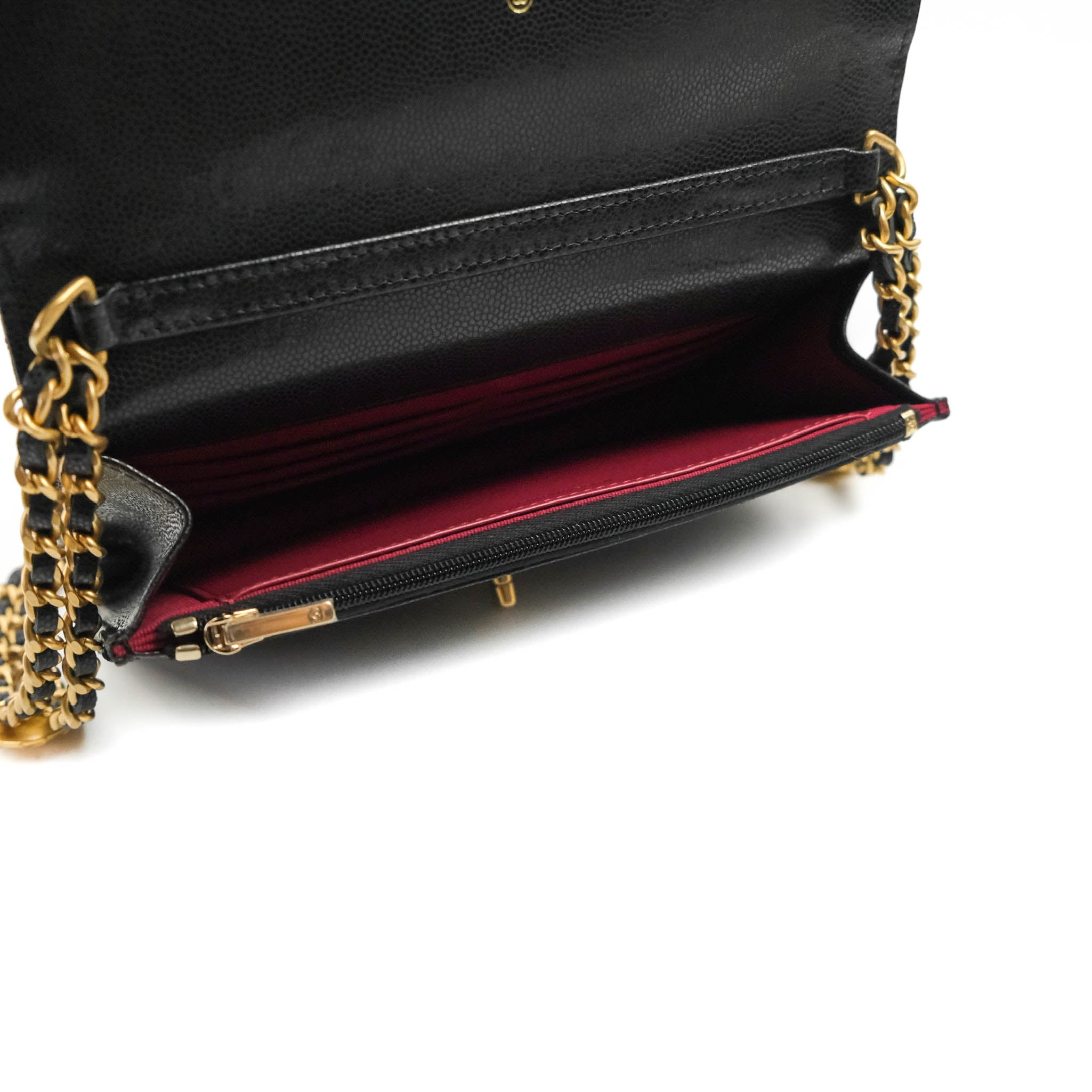 Chanel Gold WOC Wallet On Chain Handbag – The Millionaires Closet
