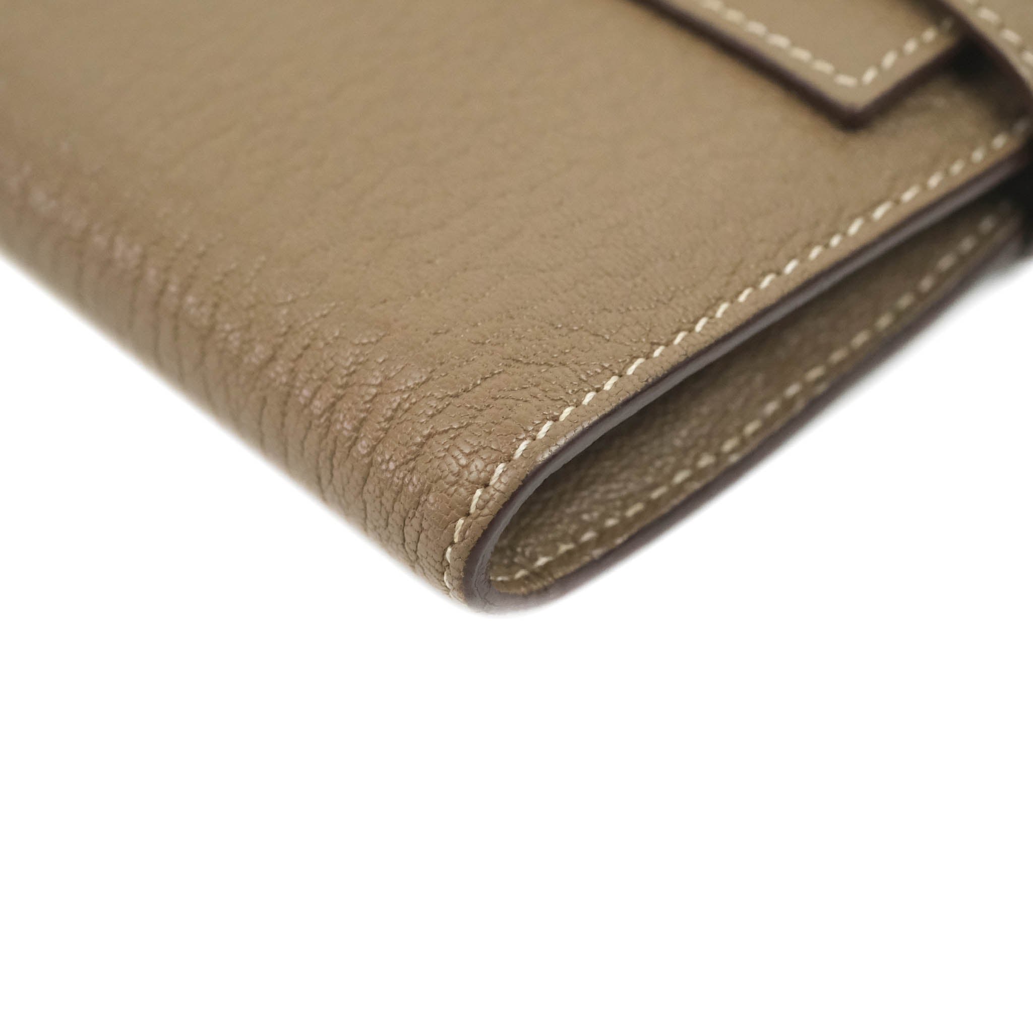 Hermes Vert Bosphore Chevre Leather Kelly Classic Wallet Hermes