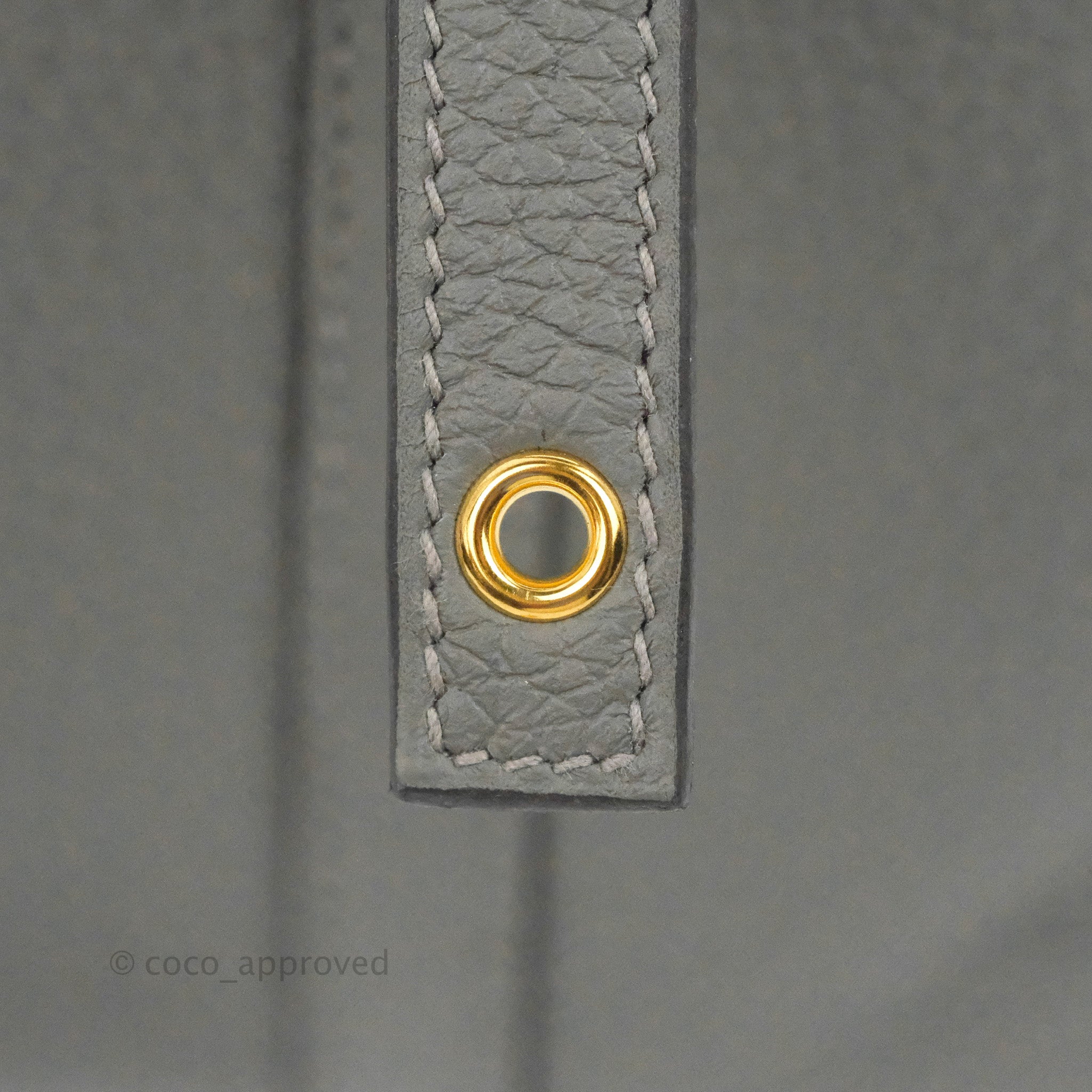 Hermès Gris Meyer Clemence Picotin Lock 18 Palladium Hardware