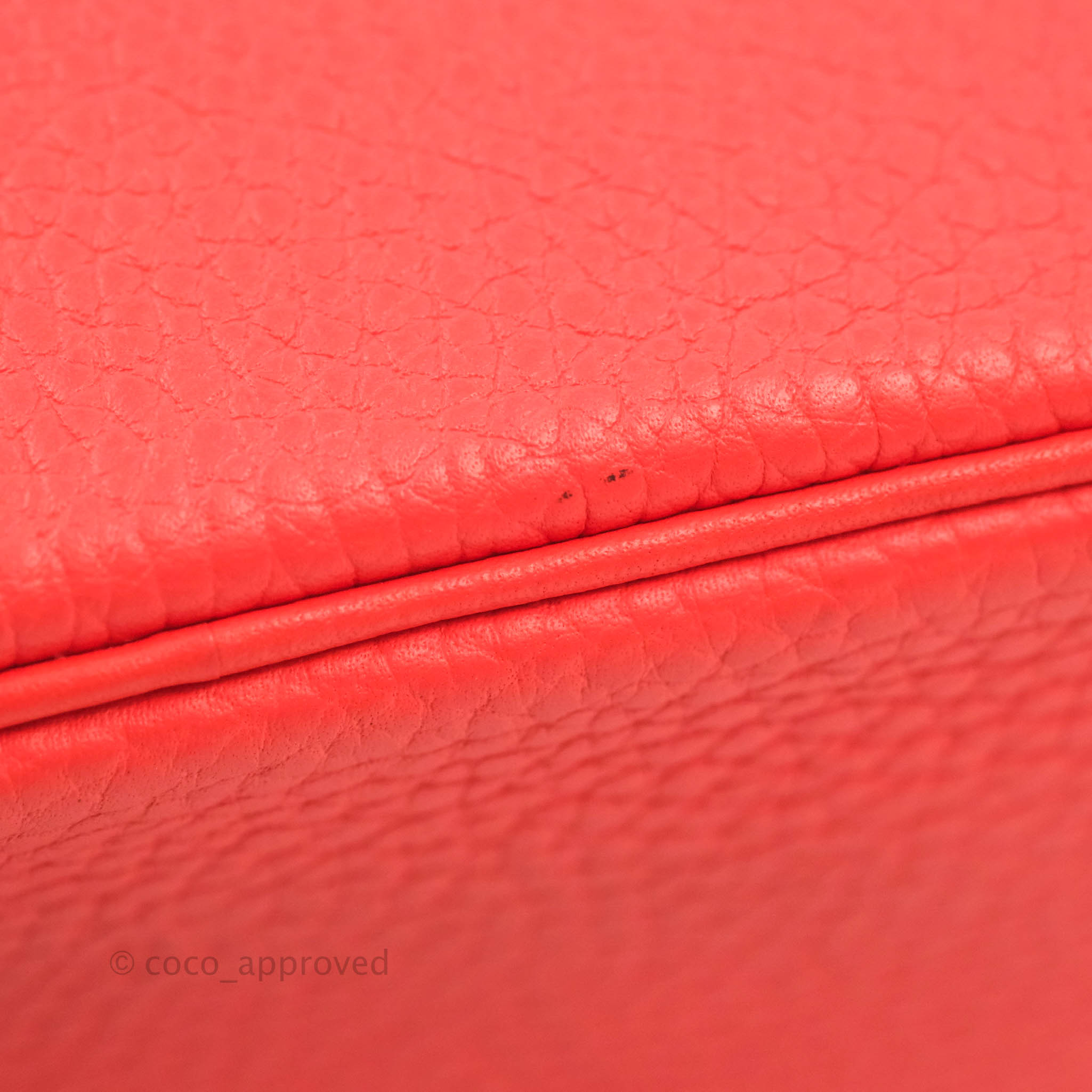 Hermès Mini Lindy 20 Rose Extreme Clemence Leather Palladium Hardware