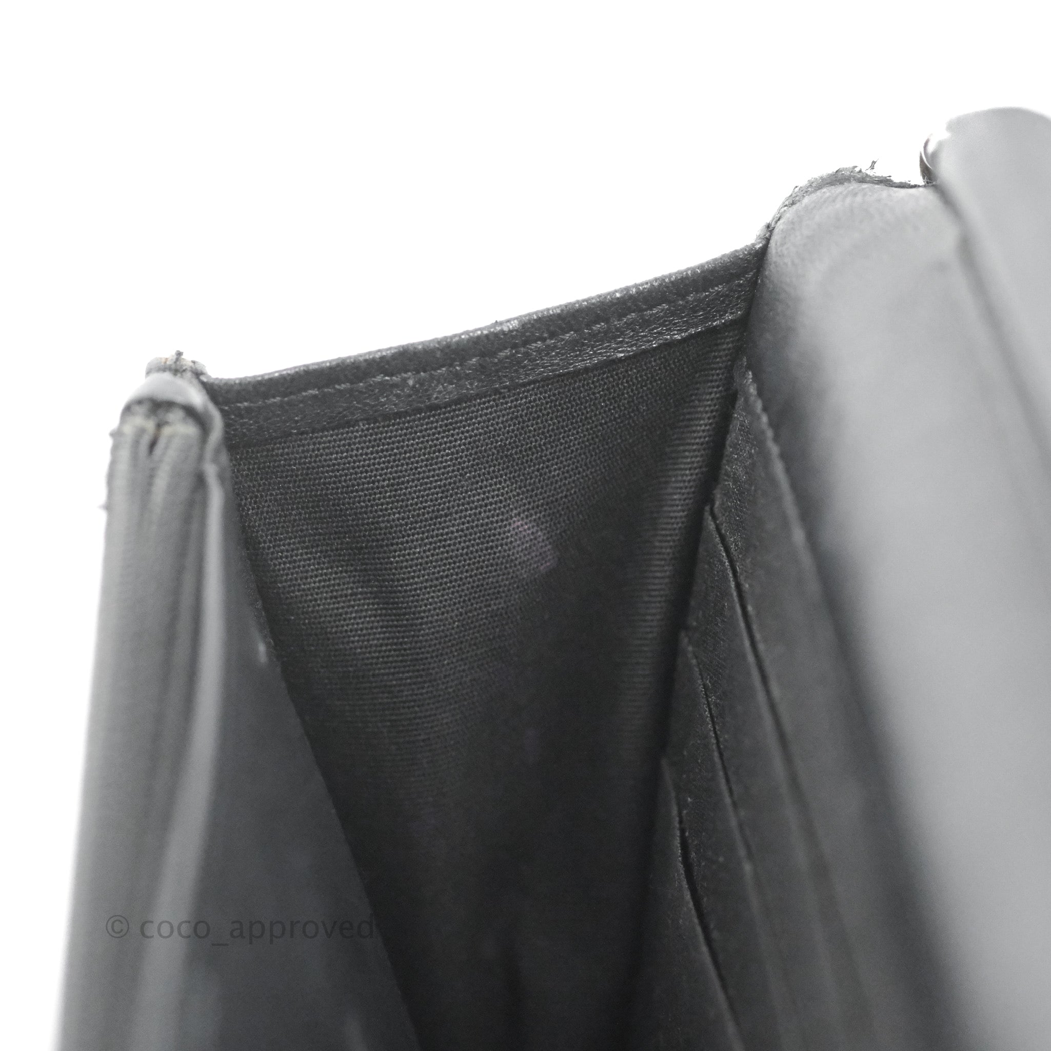 Chanel wallet on chain Black Leather ref.952773 - Joli Closet