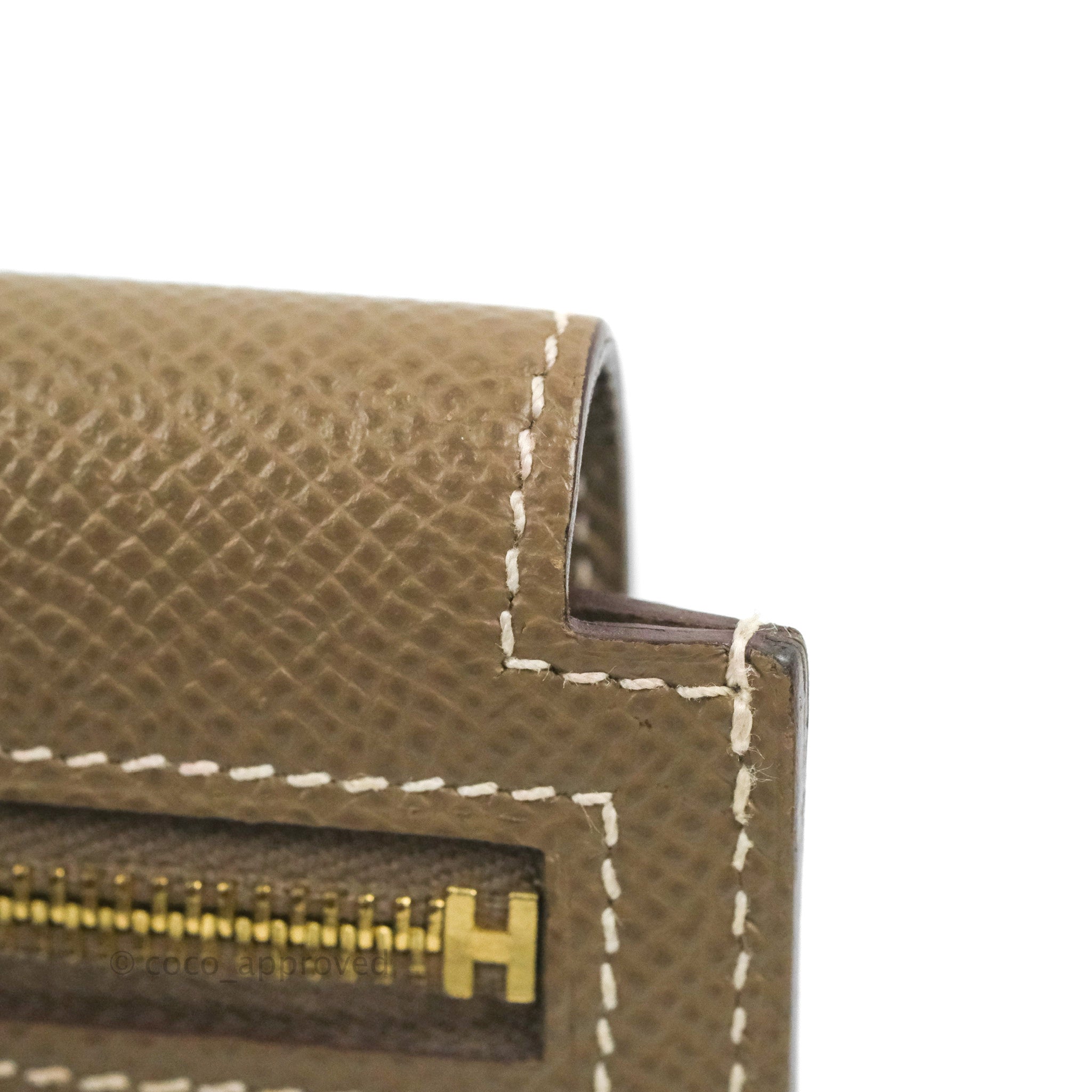 Hermès Mini Kelly II Gold Epsom Gold Hardware – Coco Approved Studio