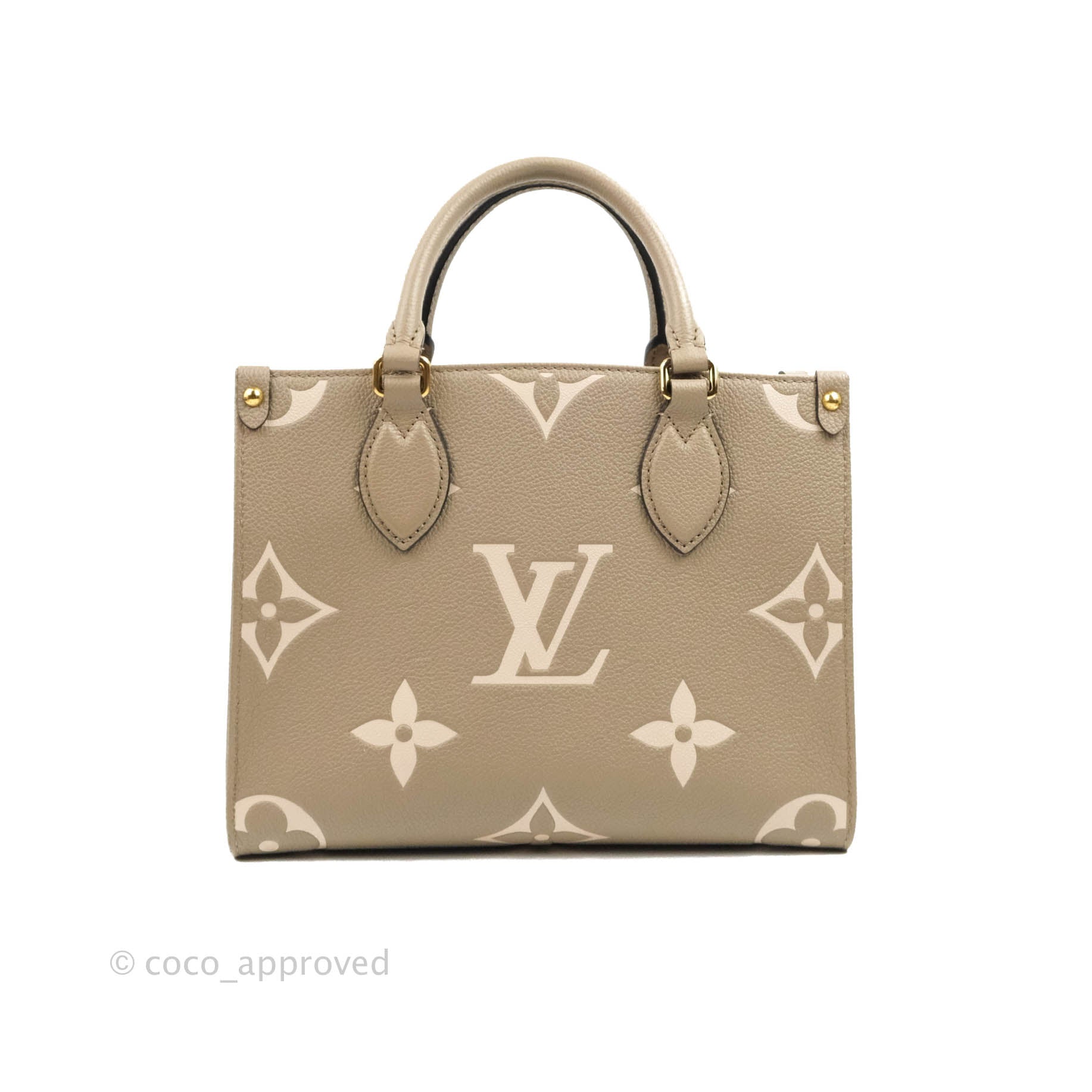 Louis Vuitton OnTheGo PM Monogram Empreinte Dove/Cream – Coco Approved  Studio