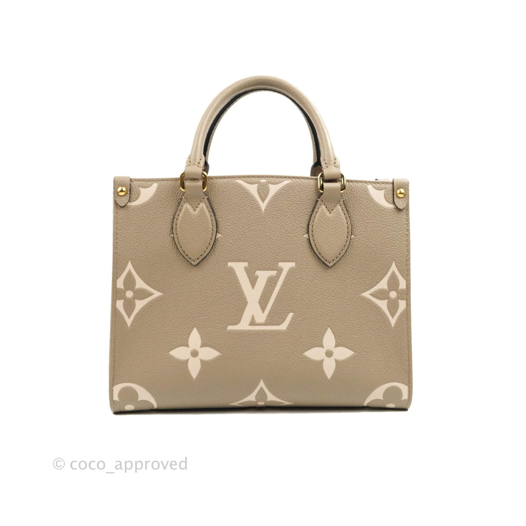 Louis Vuitton OnTheGo PM Monogram Empreinte Dove/Cream
