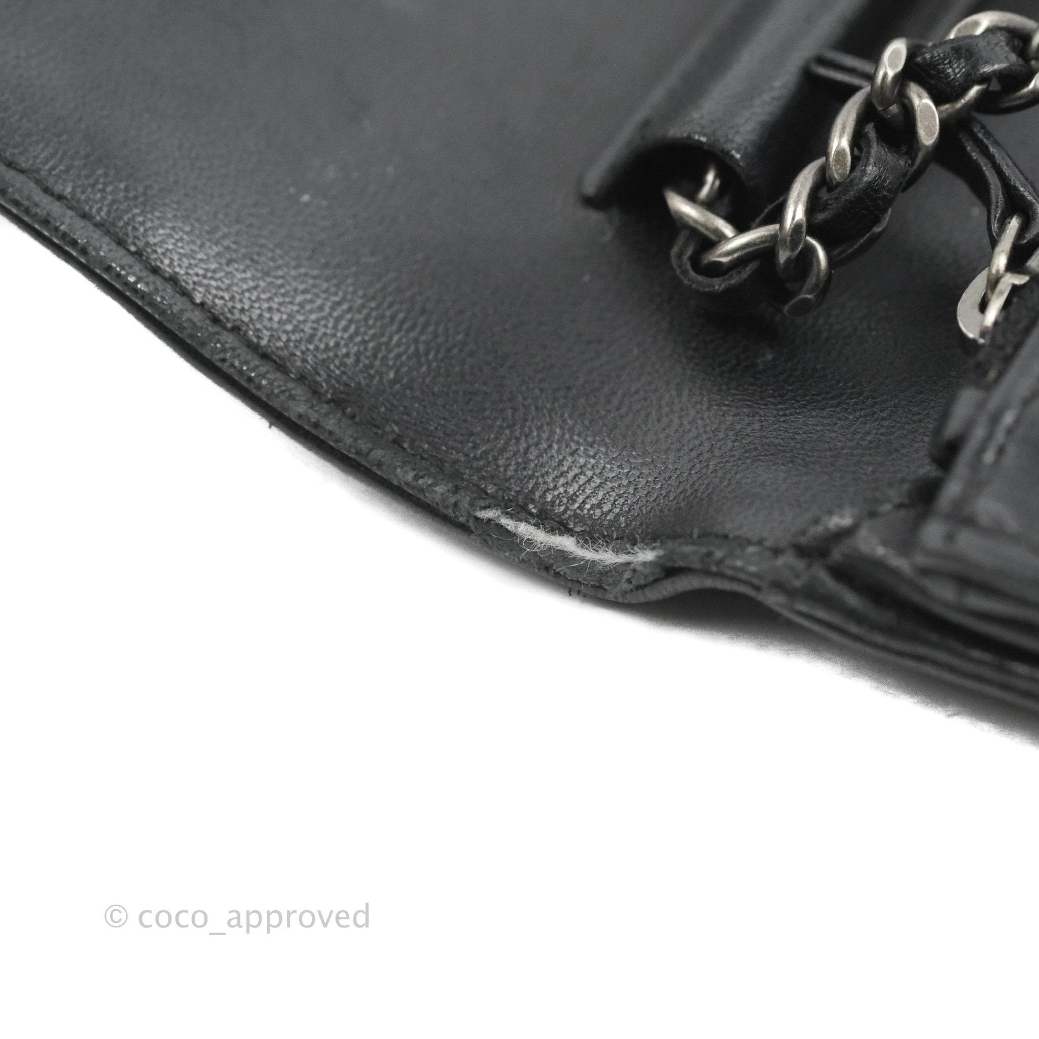 Chanel Boy Wallet on Chain WOC Black Lambskin Ruthenium Hardware – Coco  Approved Studio