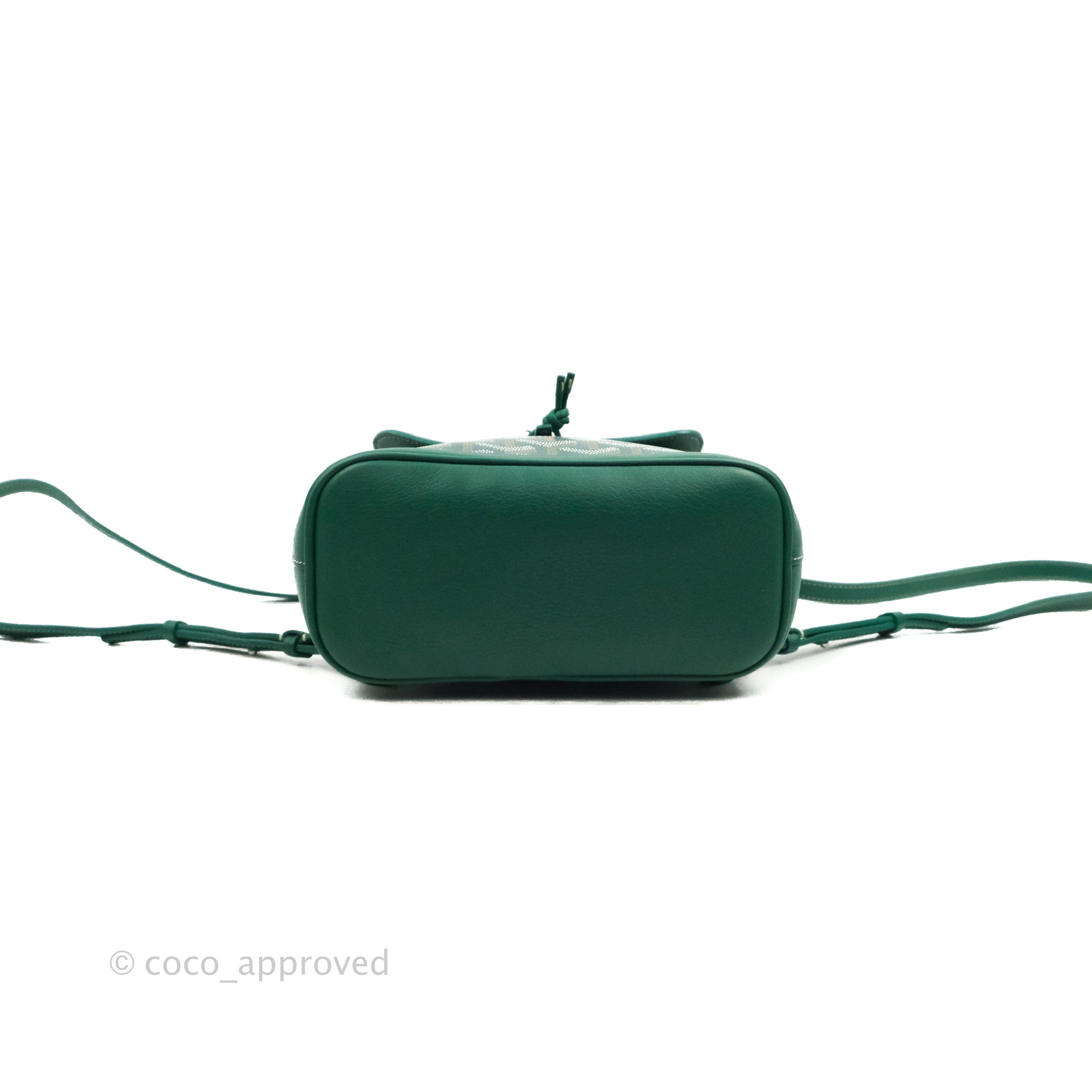 在庫わずか★送料込【GOYARD】Alpin ミニ バックパック グリーン Goyard Alpin Mini Backpack Green Goyardine Calfskin