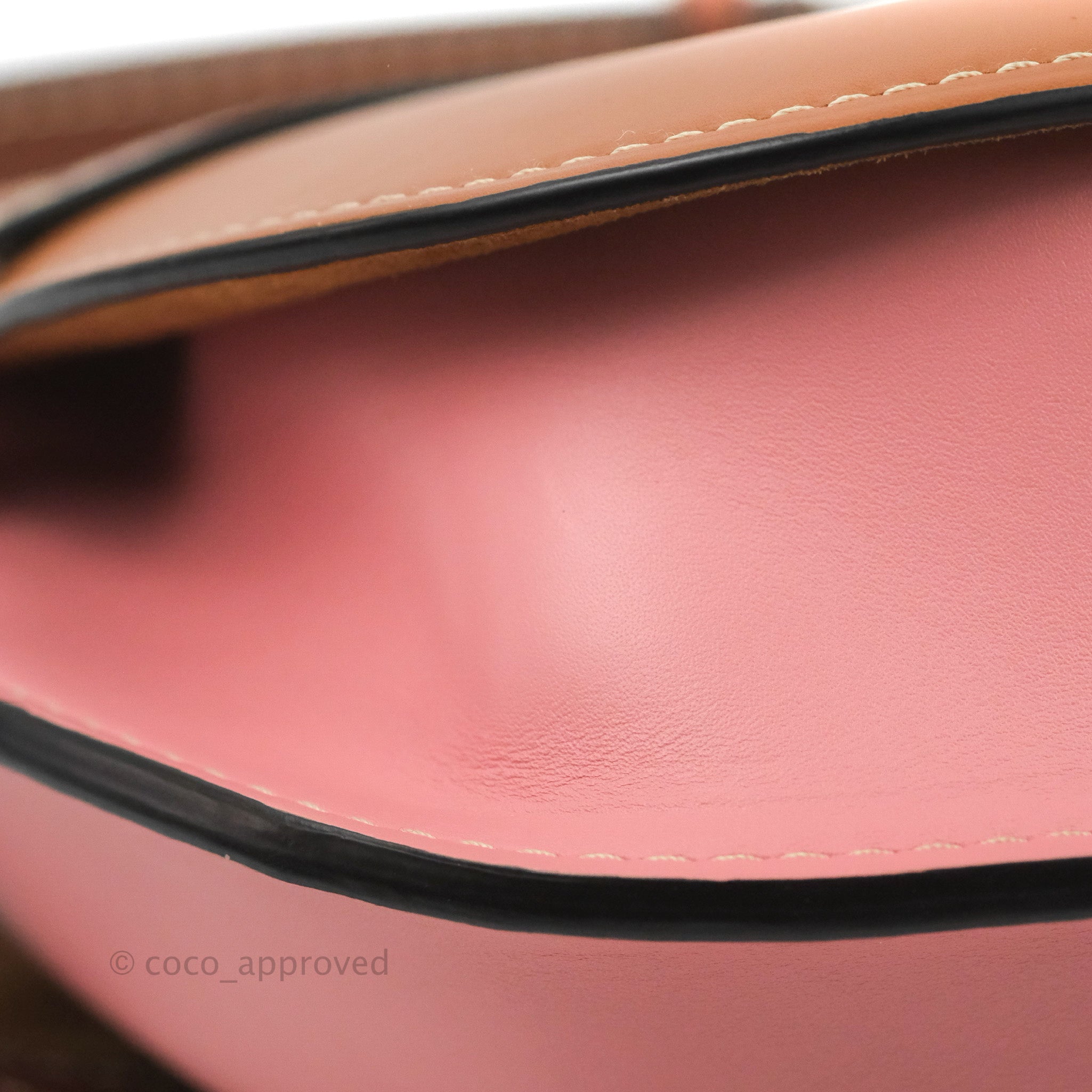 Loewe Small Gate Bag Smooth Calfskin in Tan/Pink – Coco Approved Studio