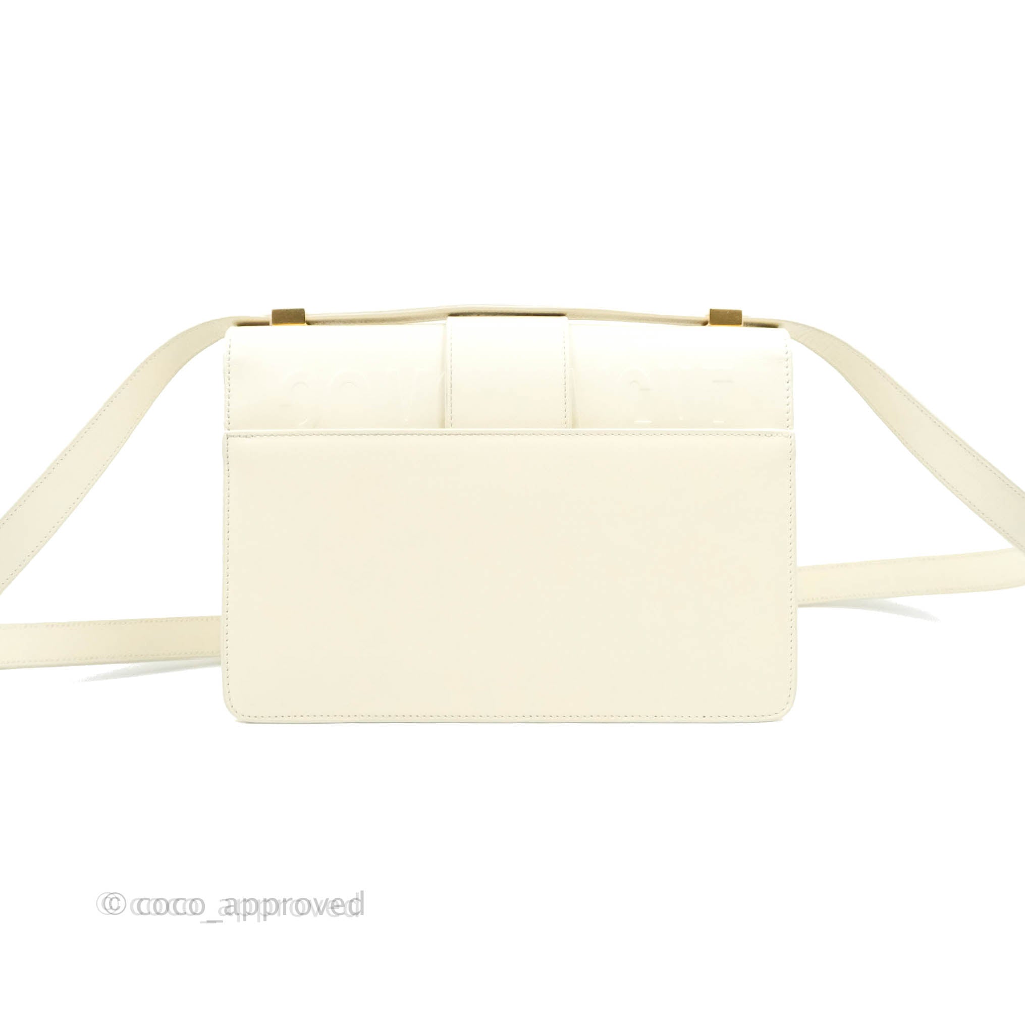 Dior 30 Montaigne Bag White Leather 3D model