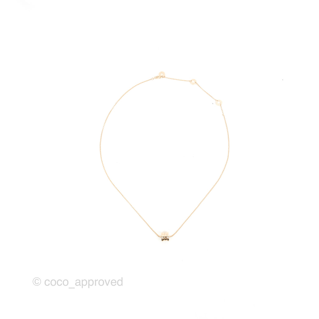 Bvlgari Mini Zero1 Necklace Rose Gold