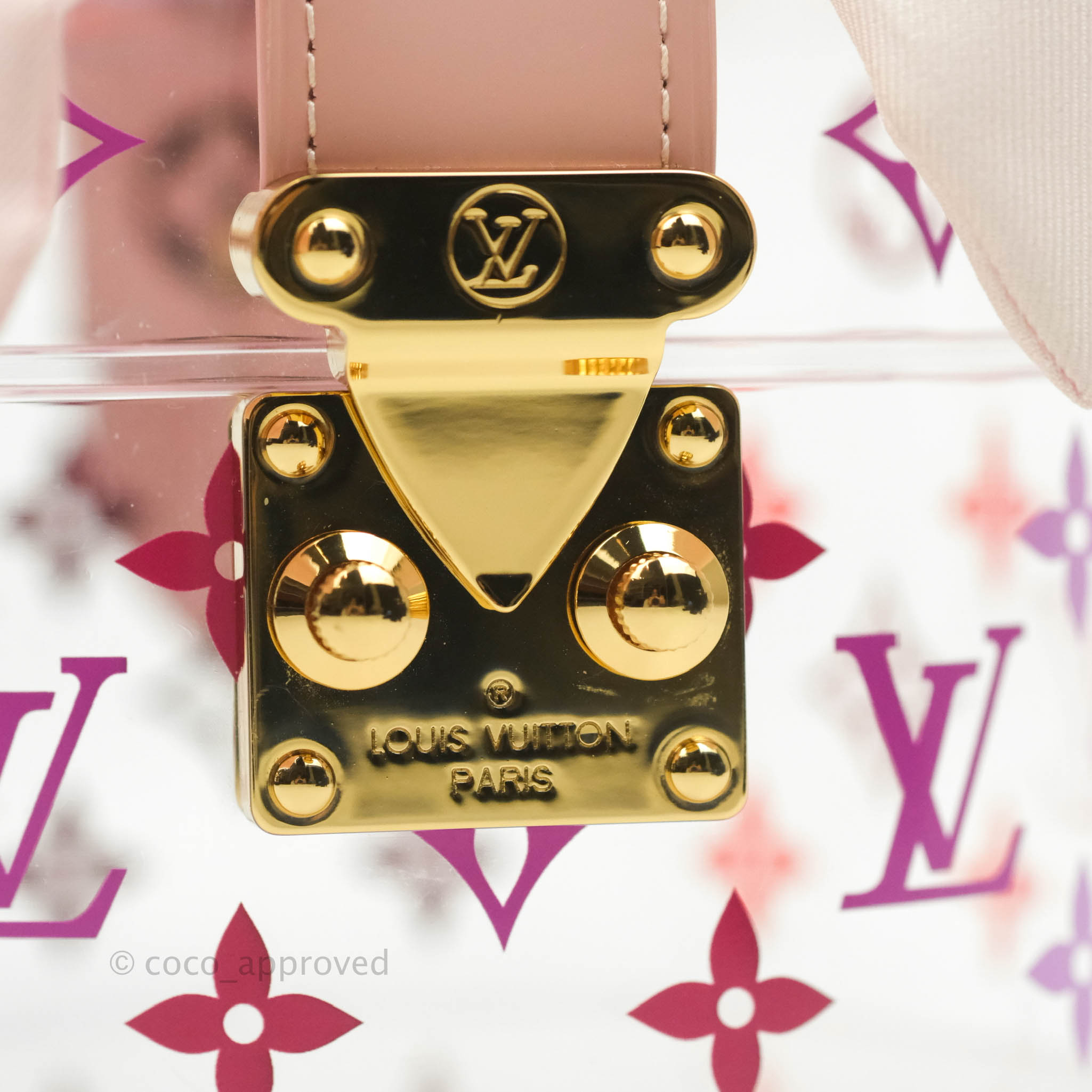 Louis Vuitton Pink And Red Monogram Plexiglass Scott Box Gold Hardware,  2019 Available For Immediate Sale At Sotheby's
