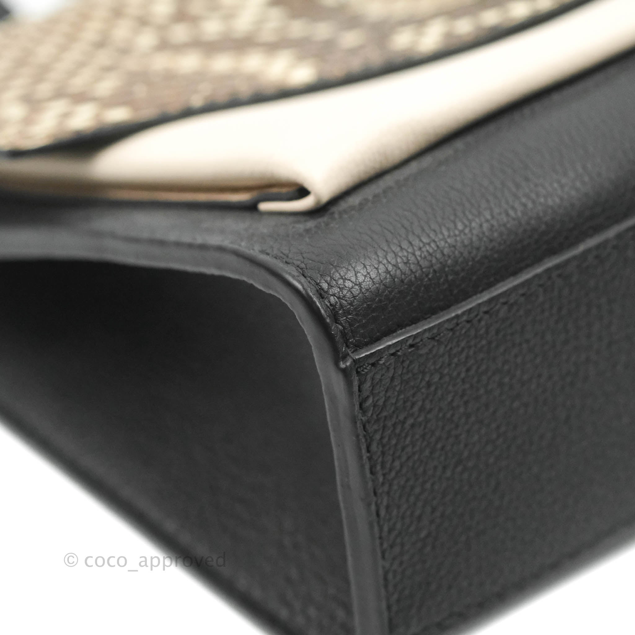 Louis Vuitton Calfskin My Lockme Chain Bag BB Black – Coco Approved Studio