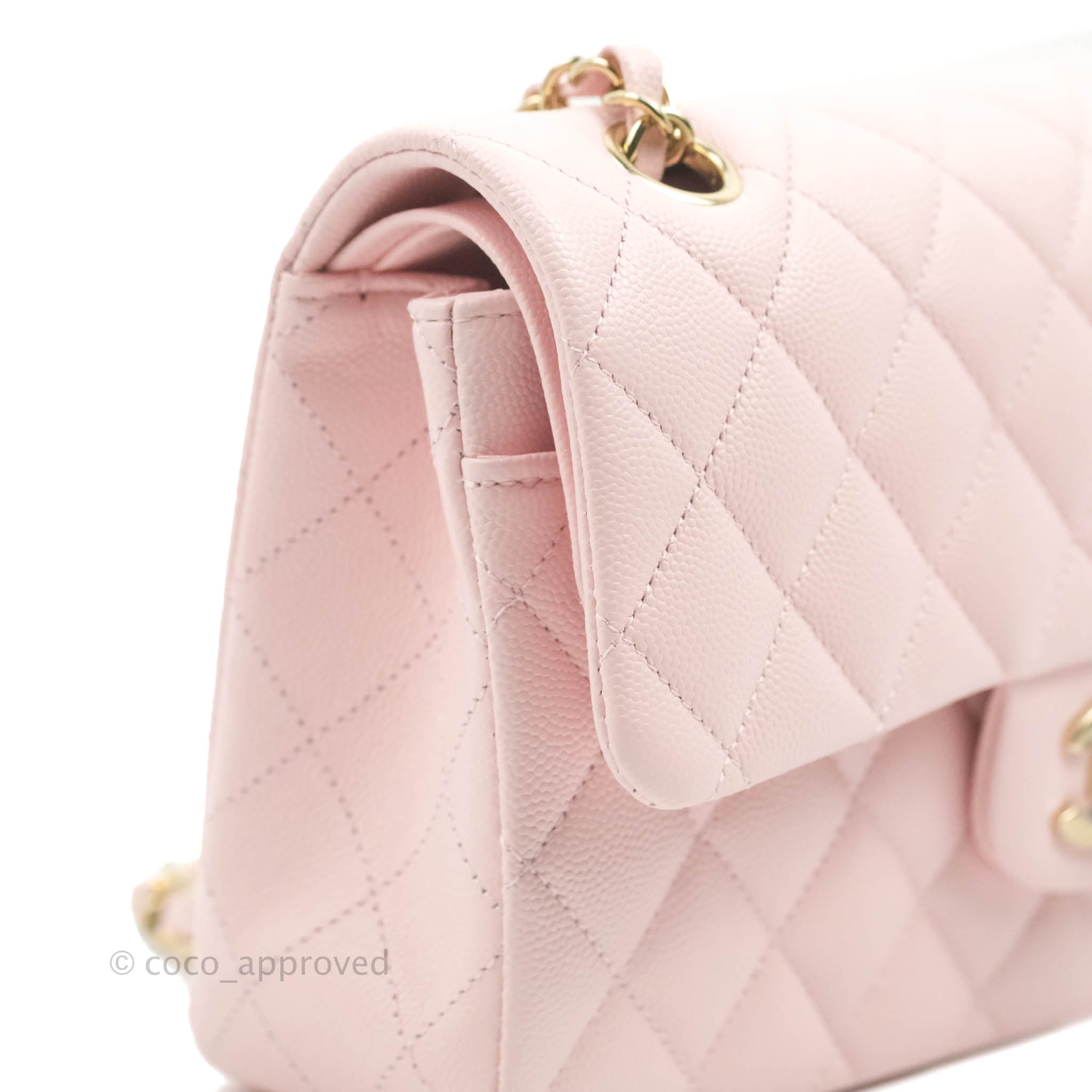 Chanel Mini Dark Pink Quilted Lambskin Rectangular Classic by Ann's Fabulous Finds