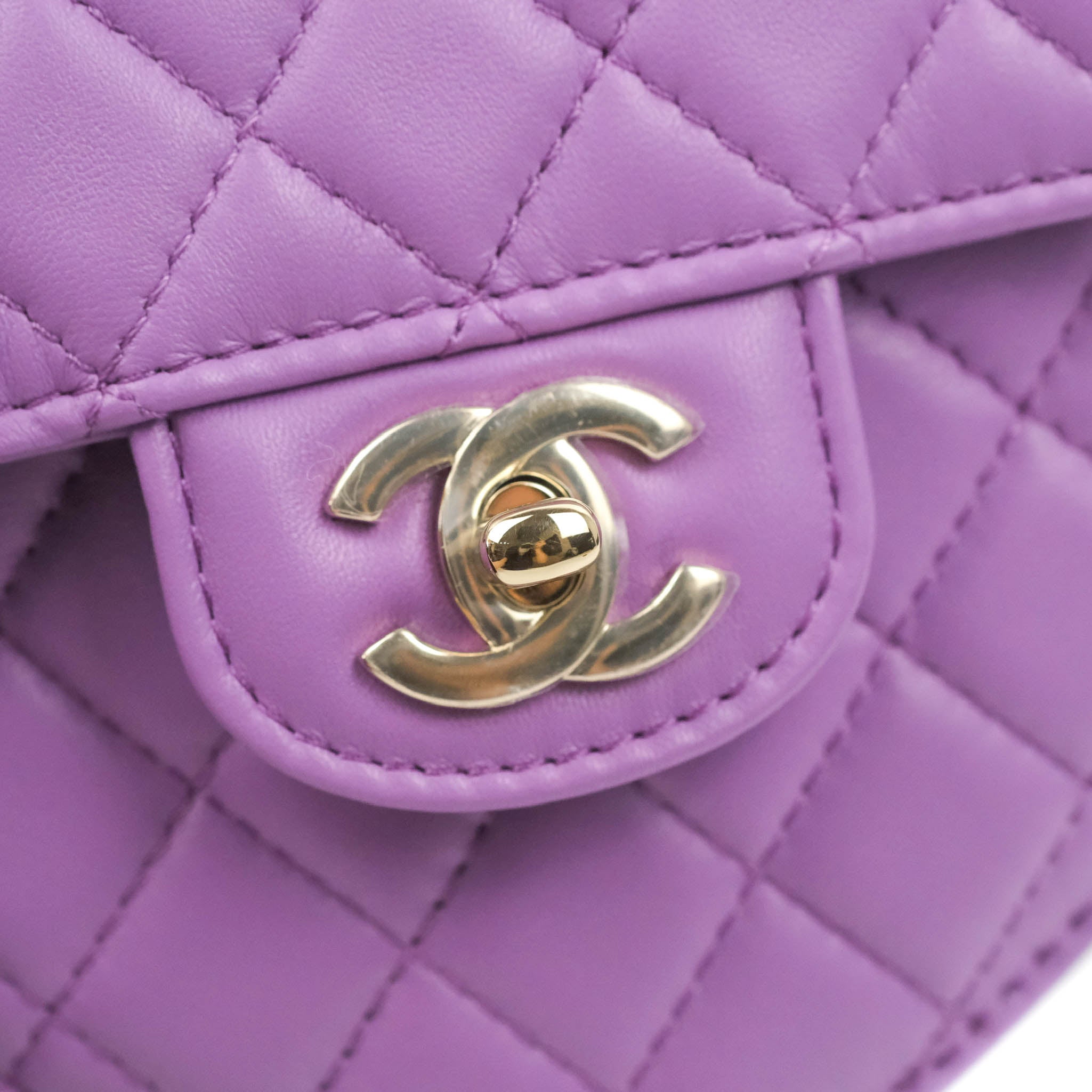 Chanel Classic Medium Violet 22S